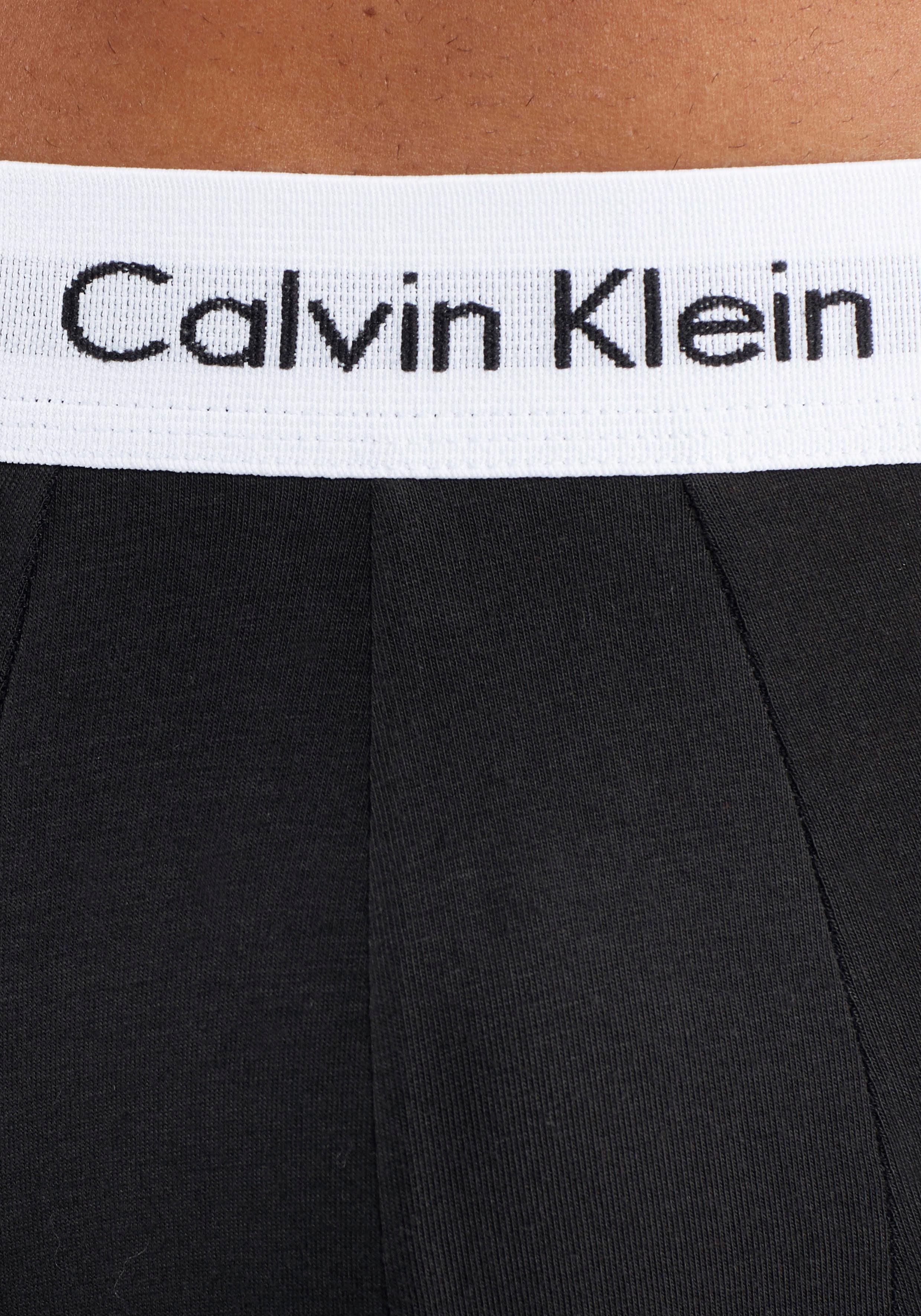 Underwear Hipster Calvin Klein weißem schwarz Webbund mit (3-St)