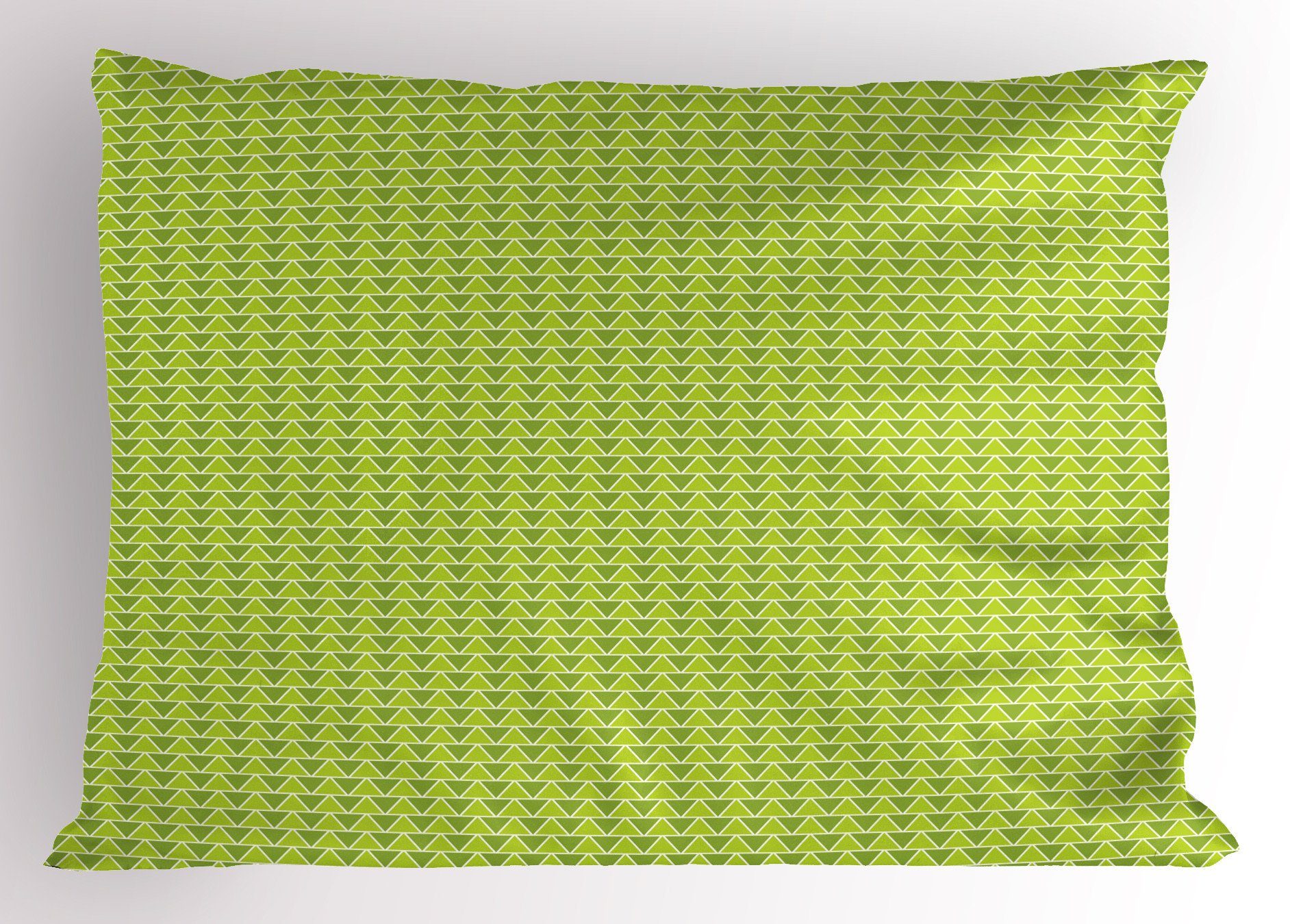 Abakuhaus Dekorativer Dreieck-Muster Polygon Kissenbezug, Gedruckter Size Abstrakt Kissenbezüge Standard Stück), King (1