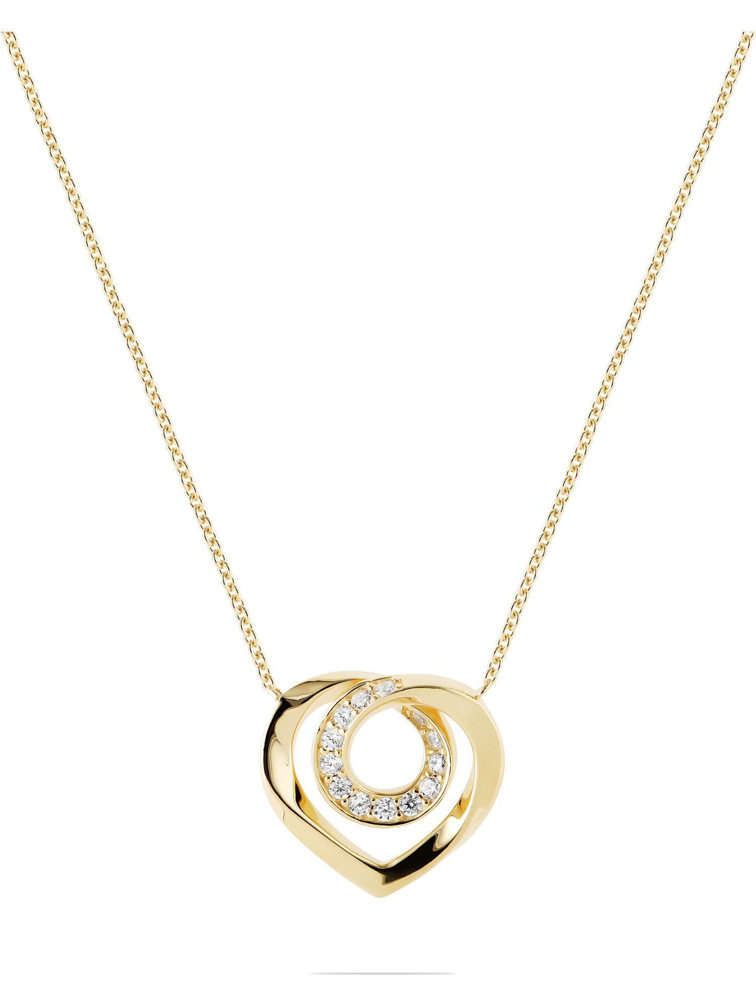 JETTE Silberkette JETTE Damen-Kette 925er Silber, recycelt Zirkonia, TWISTE günstig online kaufen