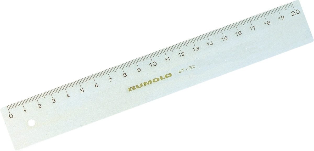Rumold Lineal Lineal 30cm Acryl transparent