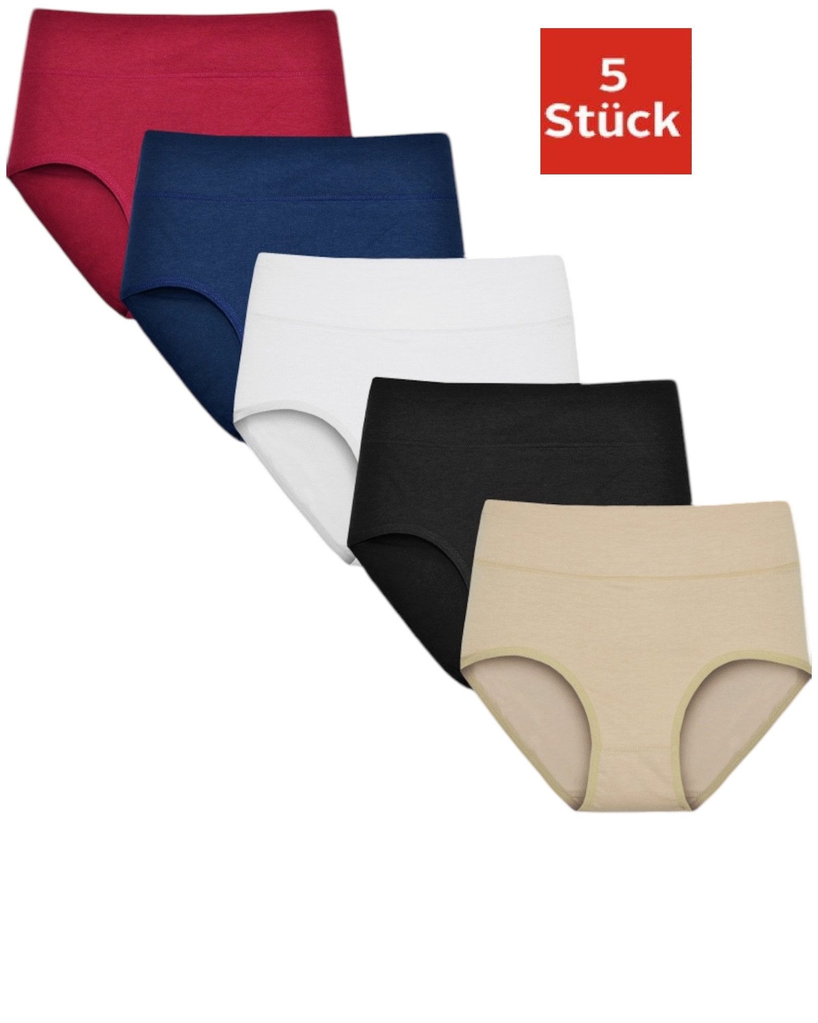 DDOnlineShop Taillenslip Damen Hüftslip slips aus Bio-Baumwolle A9089 (Spar günstig online kaufen