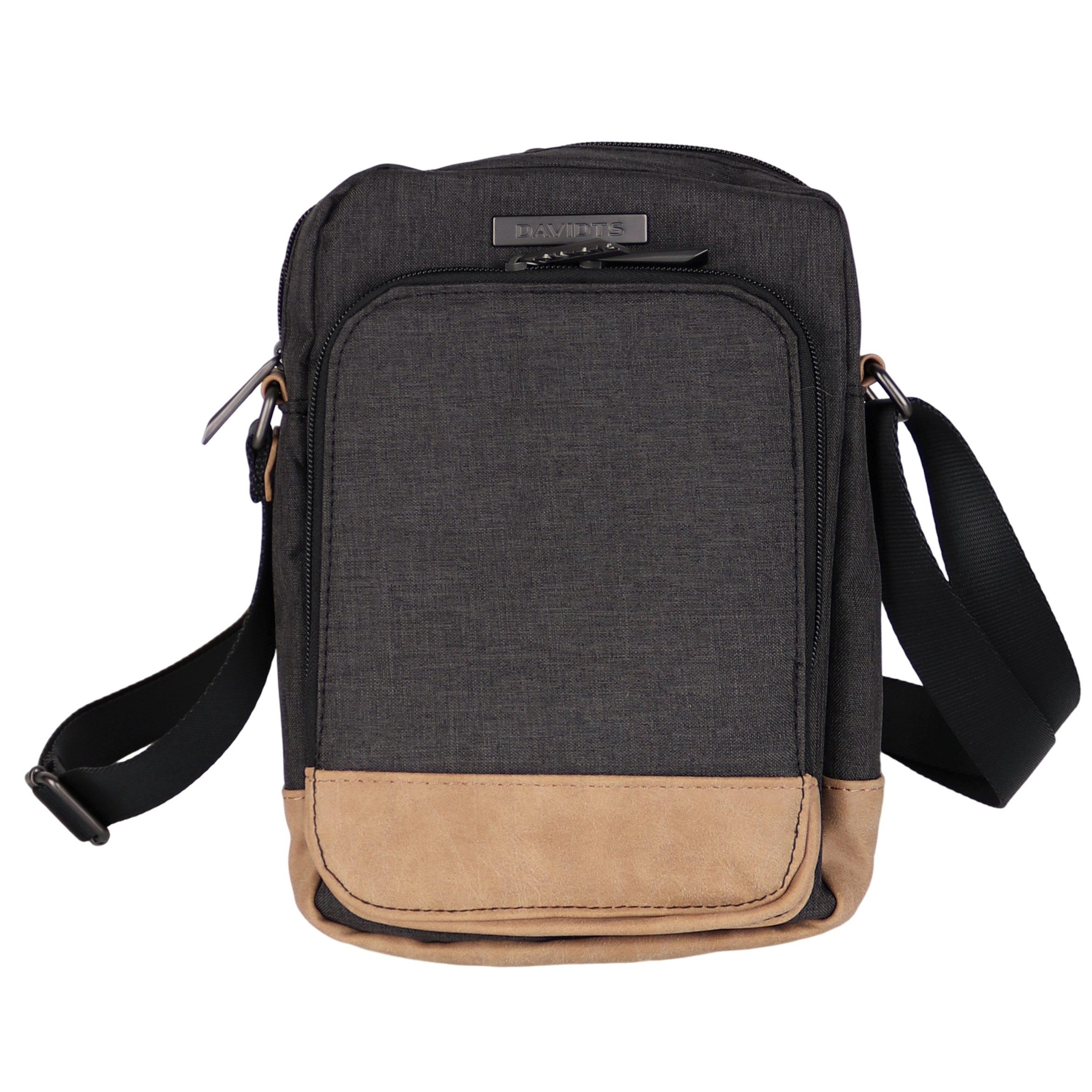 Schultertasche Herren Umhängetasche klein, Crossbody Bag 24x18x8 cm