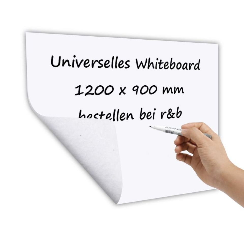 LMG Germany Tafel Whiteboard, nicht permanent selbstkleb., 1,2 mm Dicke, 1200 x 900 mm, selbstklebend, 1200×900 mm, rückstandslos, zuschneidbar, 1,2 mm dick