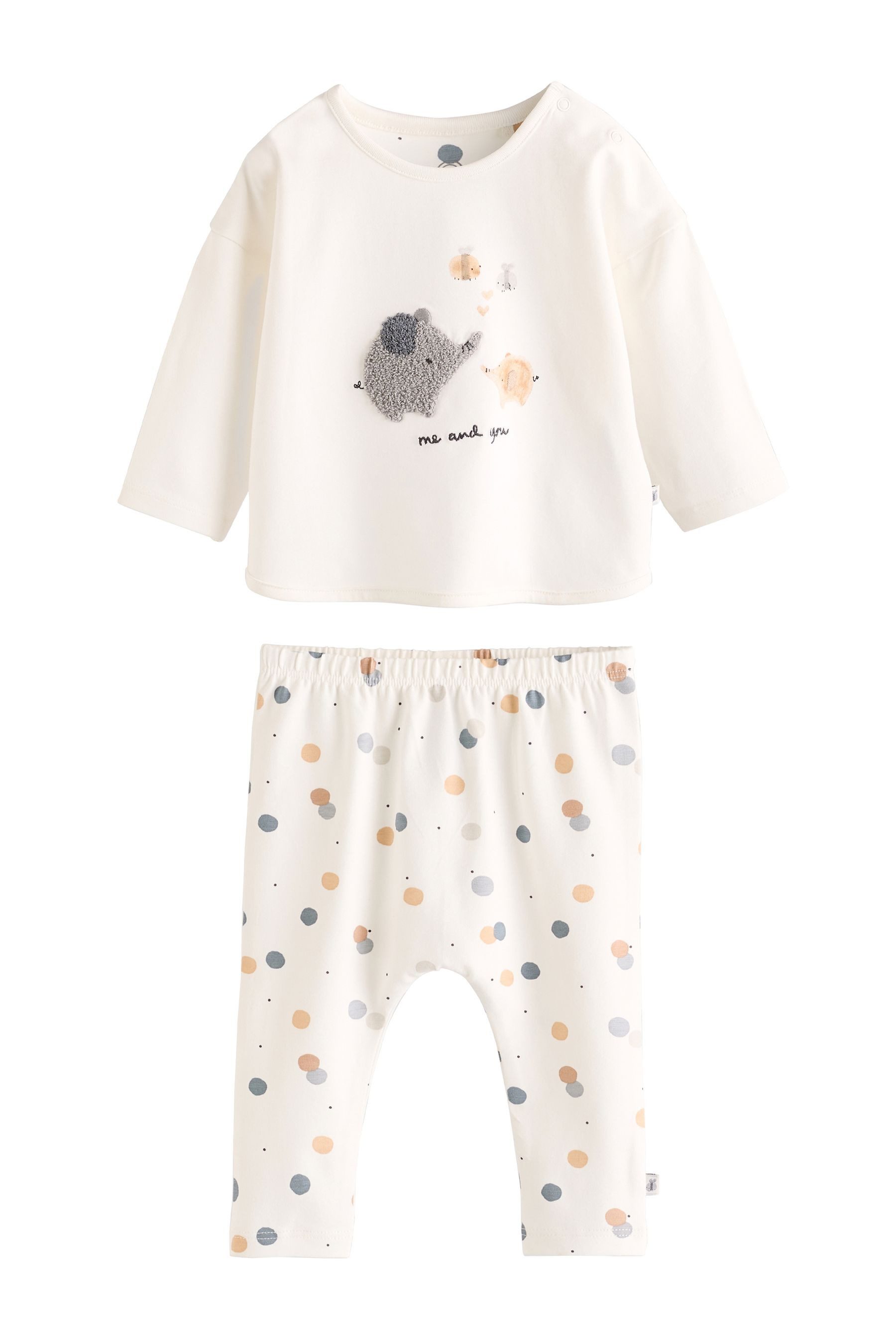 Langarmshirt & Leggings Baby Oberteil und Leggings im Set