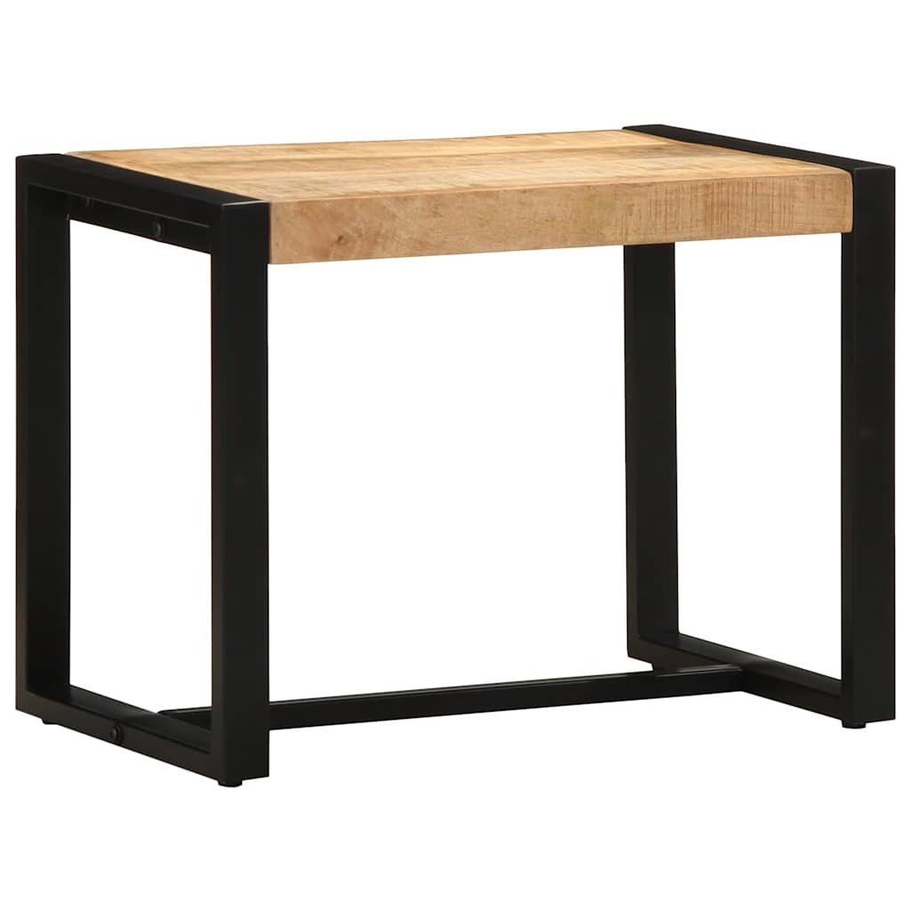 vidaXL Sitzbank Bank 60x35x45 cm Raues Massivholz
