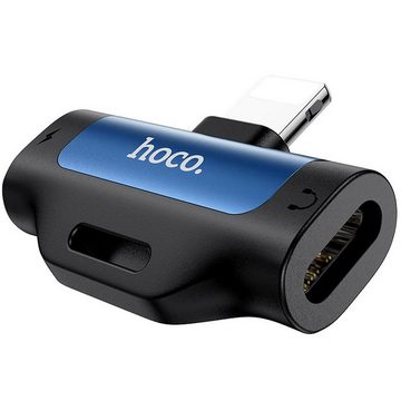 HOCO LS31 Lightning auf 2x Lightning Audio-Kabel, Lightning, Lightning, 2in1 Aux Audio Adapter für iPhone Kopfhörer Stecker Ladebuchse