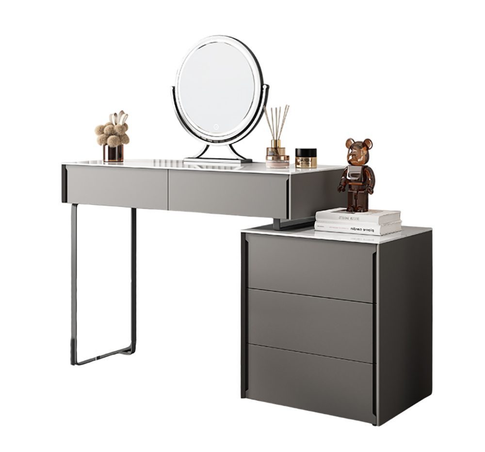 Xlmoebel Schminktisch Schminktisch aus Holz mit elegantem Design und Stauraum Sofort (Schminktisch, 1-St., Schminktisch), Hergestellt in Europa