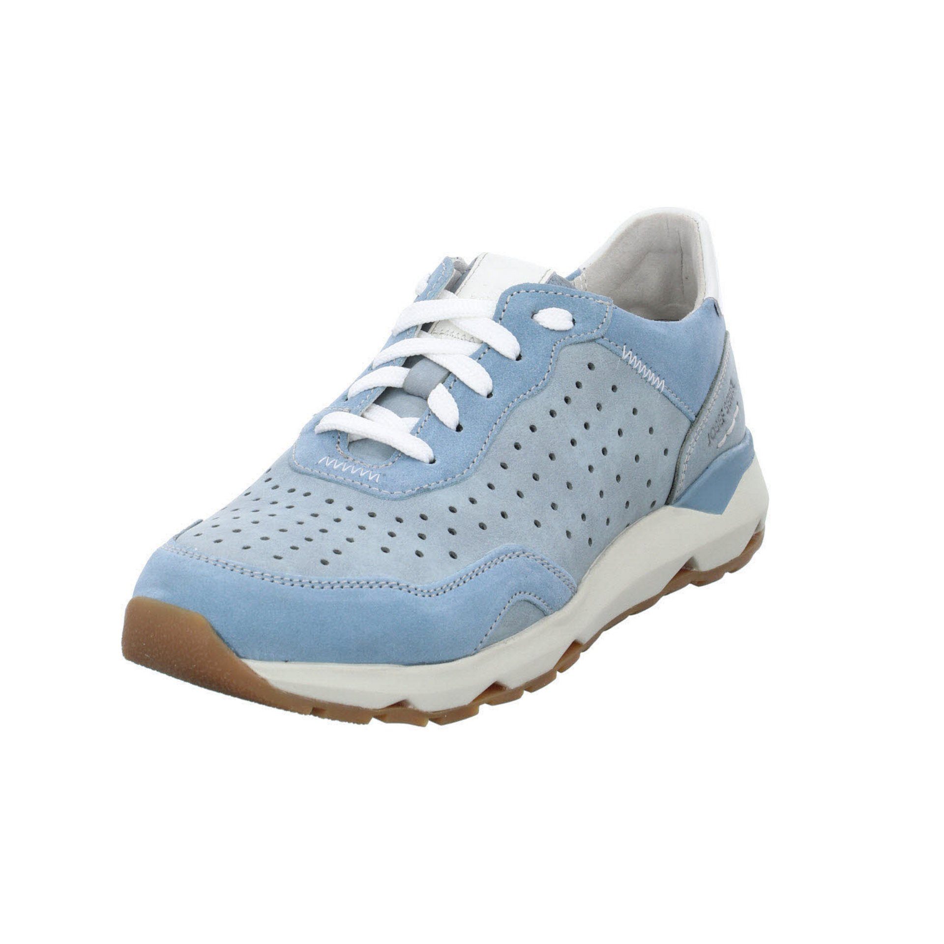 Josef Seibel Damen Sneaker Schuhe Jonah 02 Sneaker Schnürschuh Lederkombination SKYBLUE-KOMBI