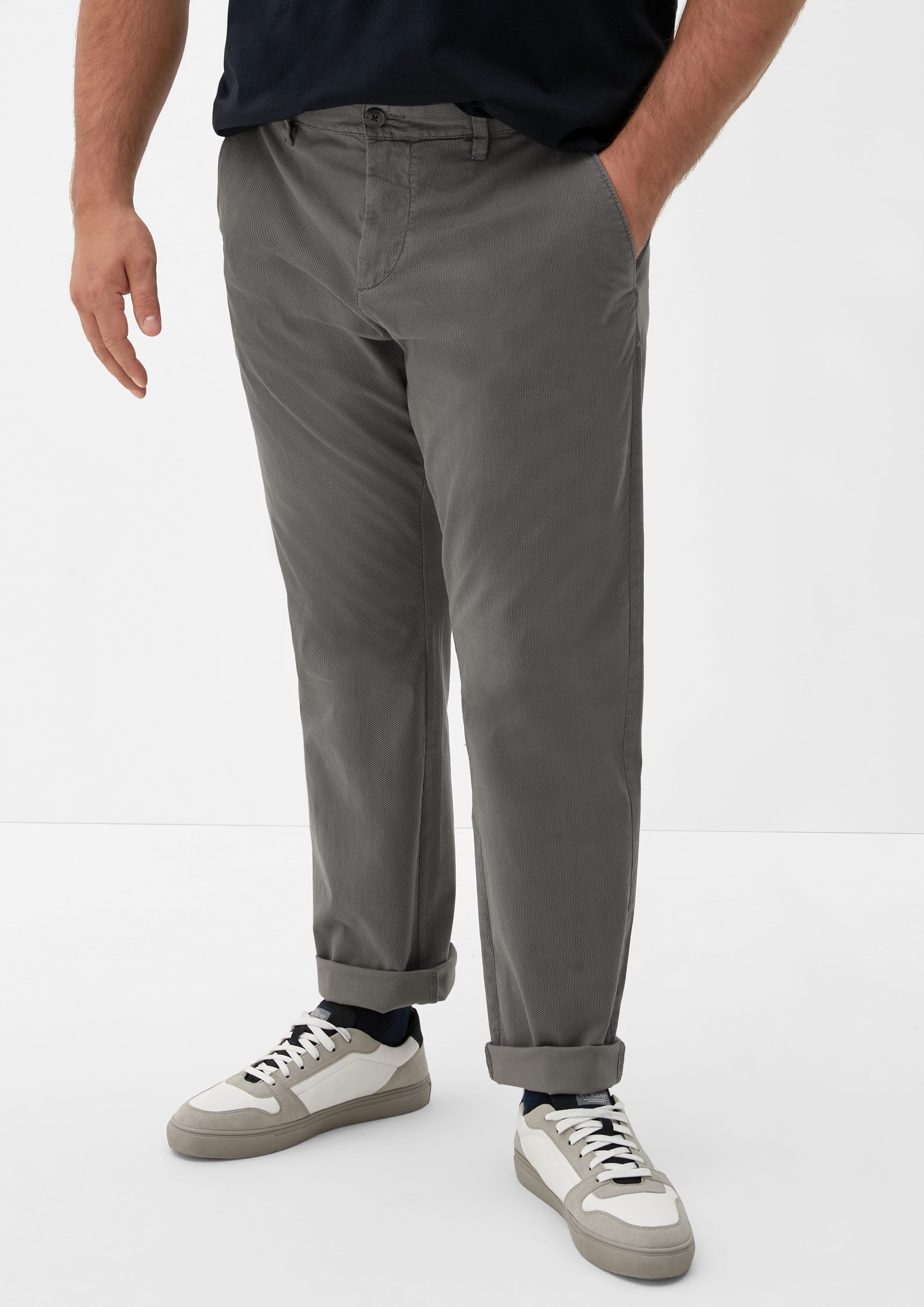 s.Oliver Stoffhose Relaxed: Hose aus Twill