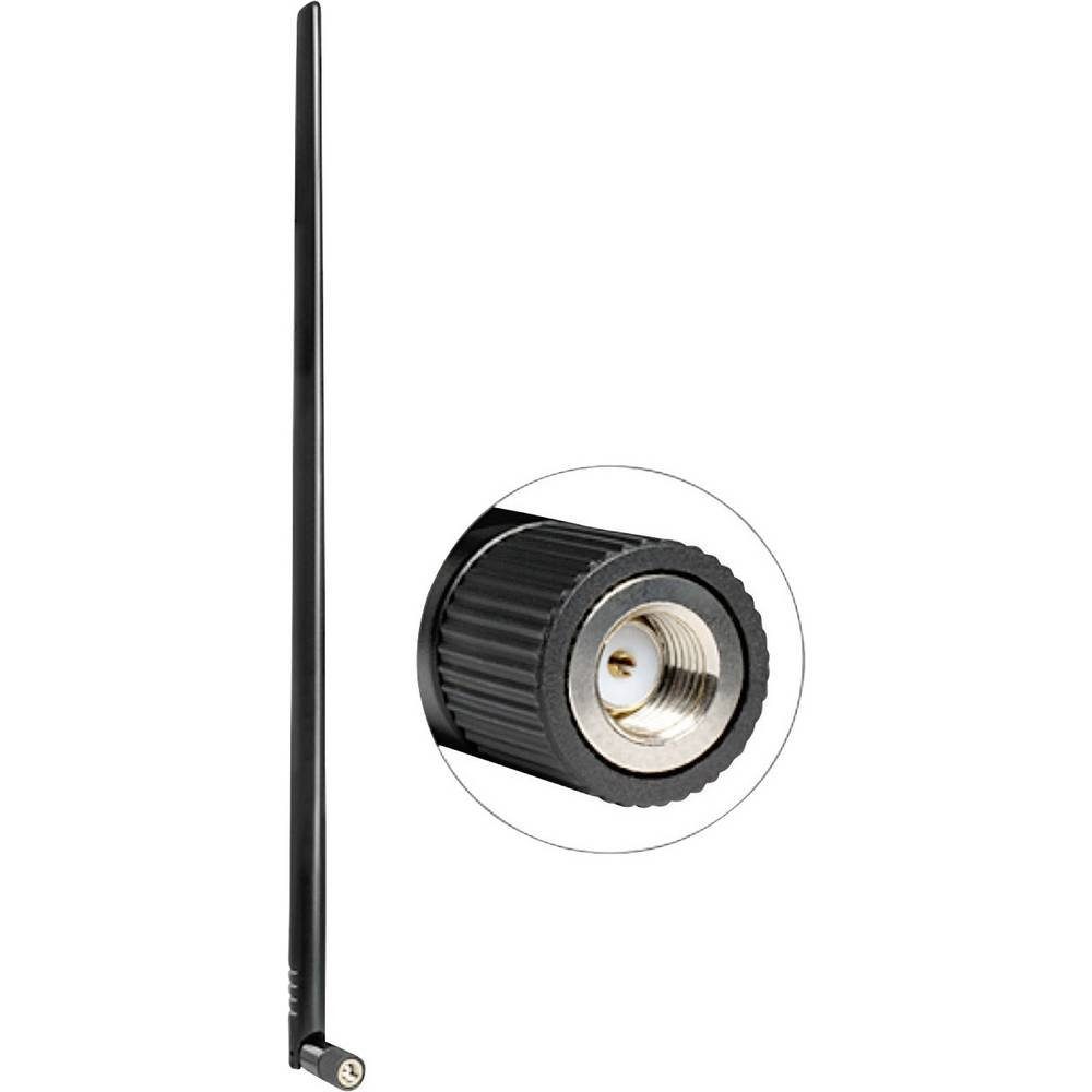 Delock WLAN Antenne RP-SMA mit 9 WLAN-Antenne dBi Signalgewinn