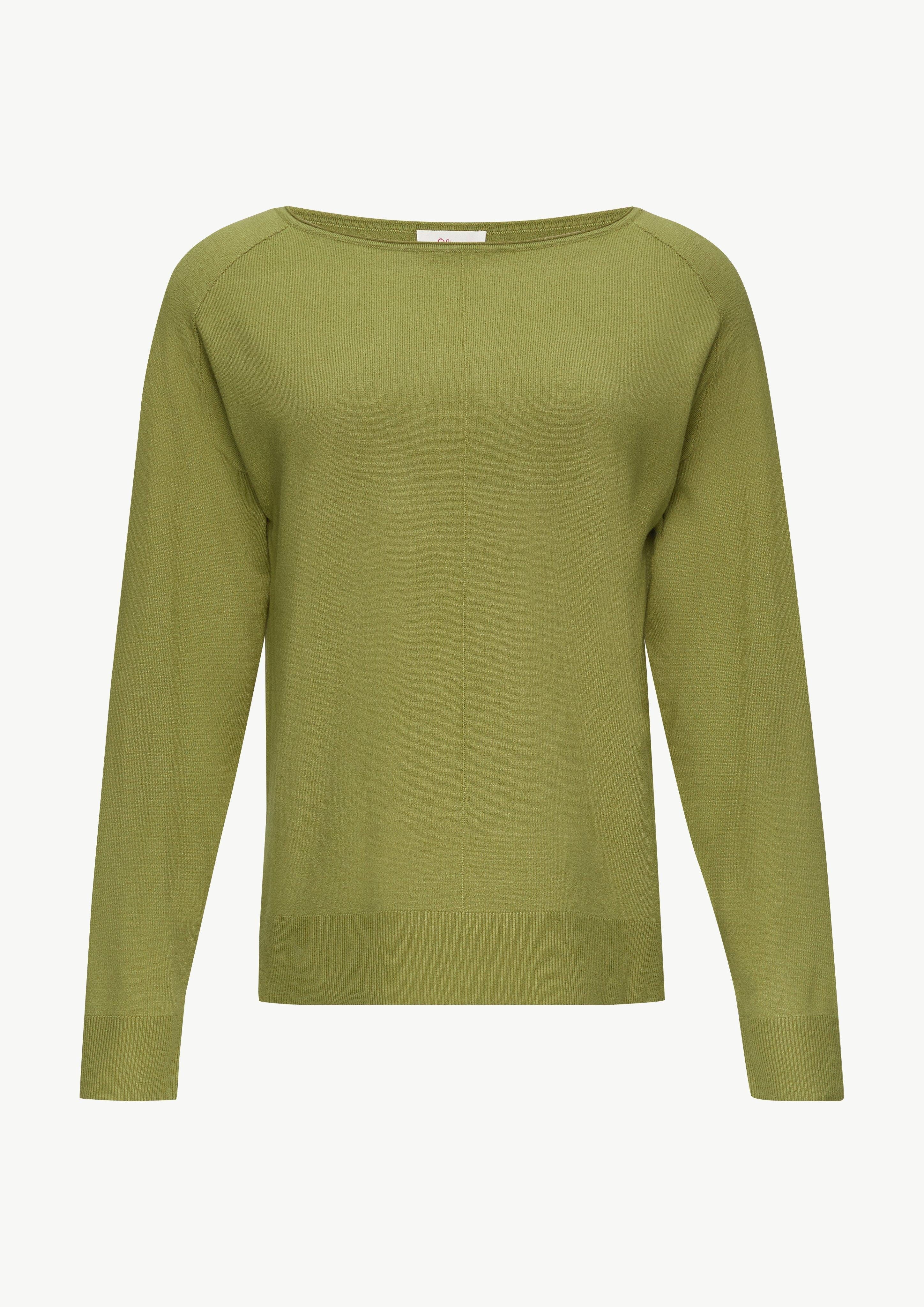 s.Oliver Strickpullover Strickpullover mit U-Boot-Ausschnitt aus günstig online kaufen