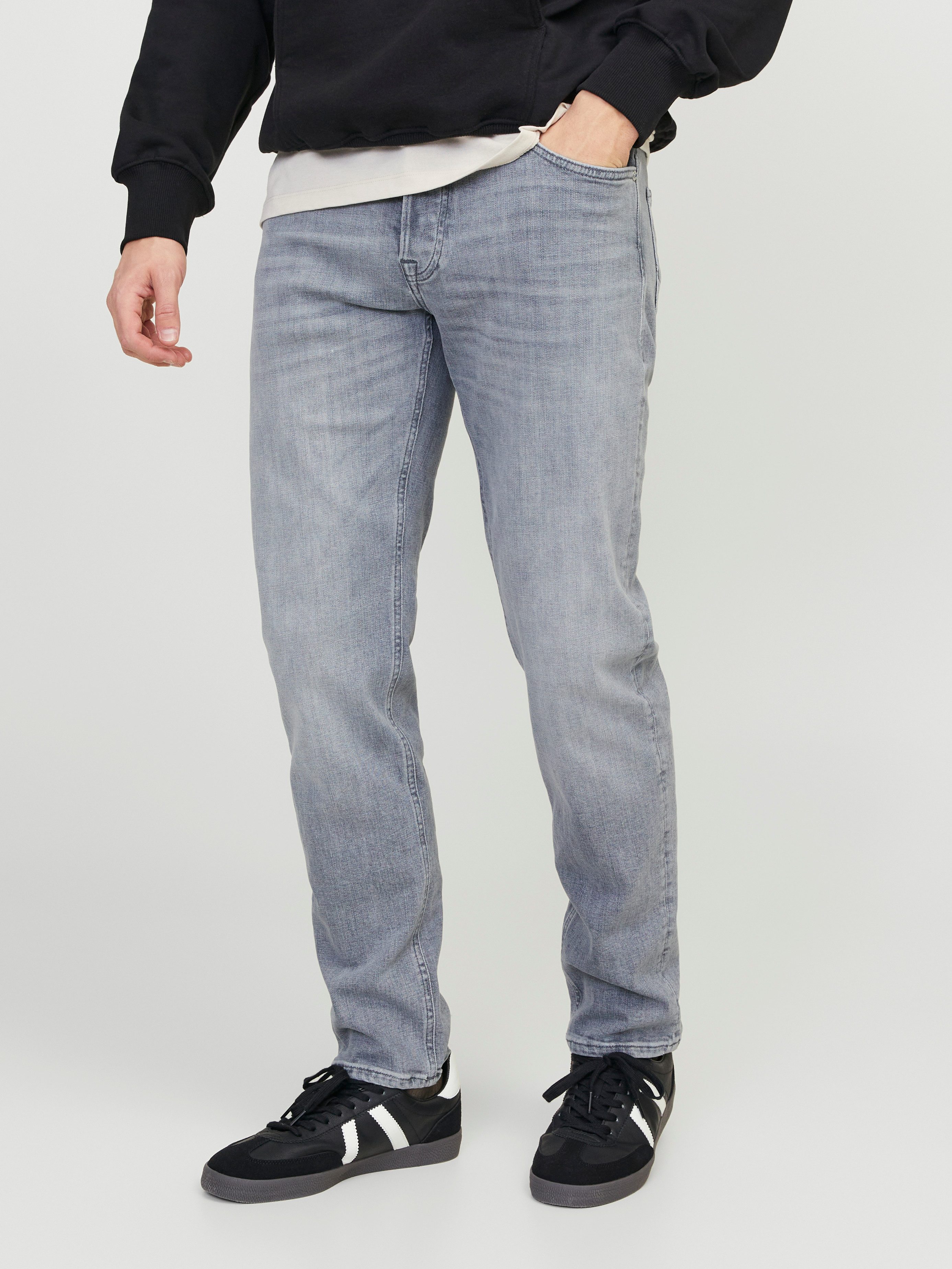 Jack & Jones Tapered-fit-Jeans JJIMIKE JJORIGINAL CJ SN mit Five-Pocket-Design