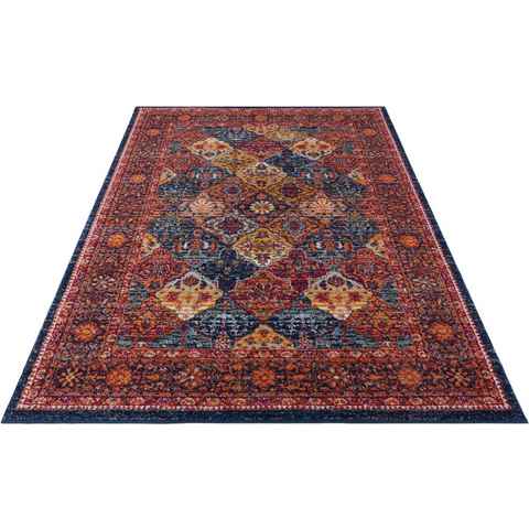 Teppich Kolal, NOURISTAN, rechteckig, Höhe: 10 mm, Kurzflorteppich, Orient Optik, Used Look, kräftige Farben