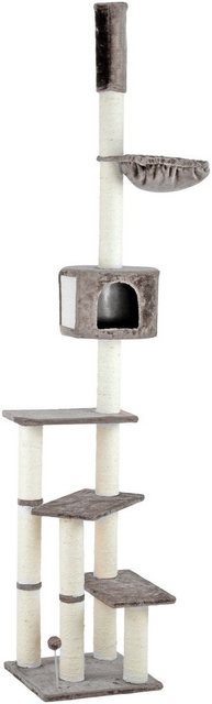 SILVIO DESIGN Kratzbaum-Deckenspanner Kitty, B/T/H: 45/45/240-260 cm, grau