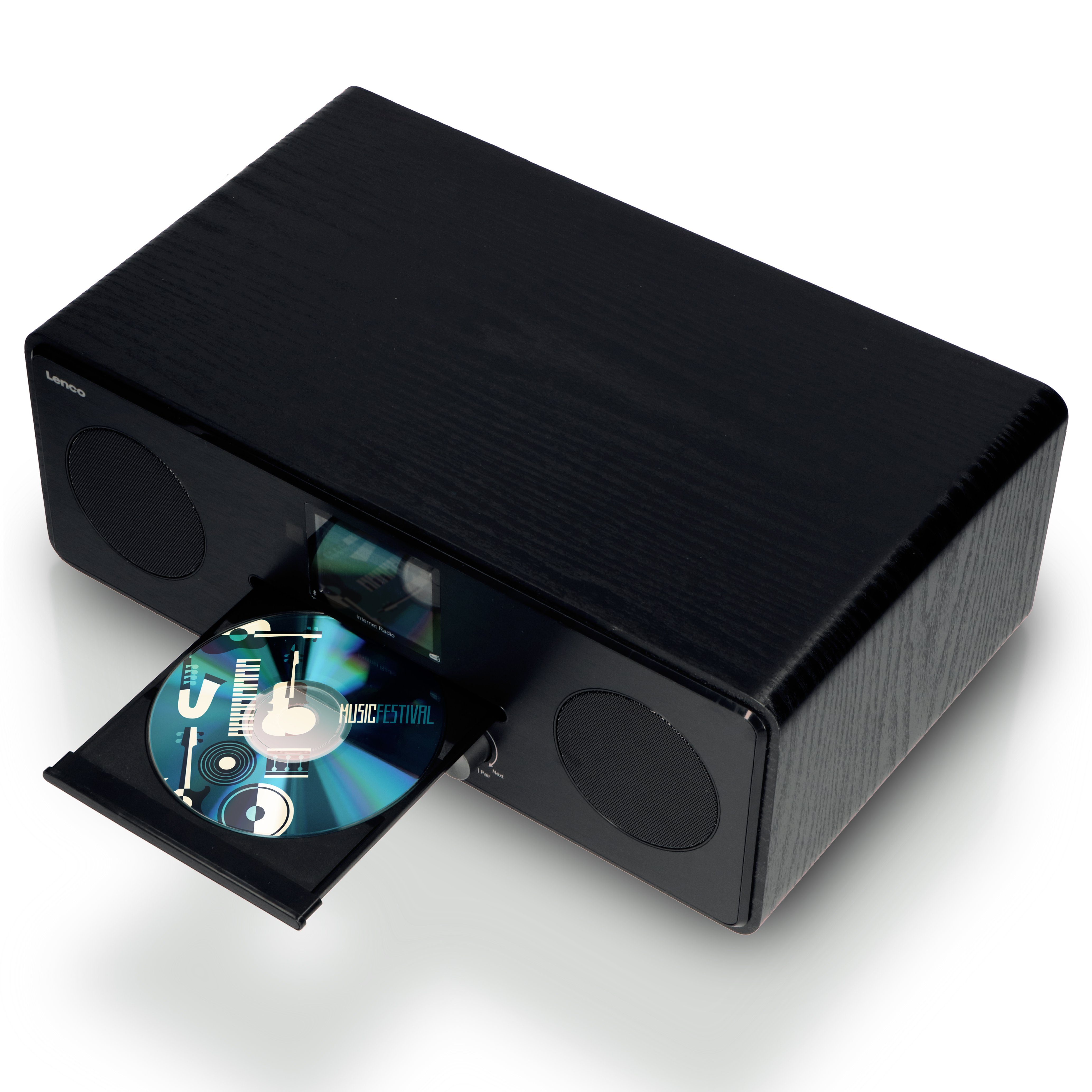 Lenco DIR-260BK Digitalradio (DAB) (DAB,DAB+,FM,Internet, 20 W, DAB-Radio, Bluetooth 5.0 in inkl. 20W RMS Lautsprecher)