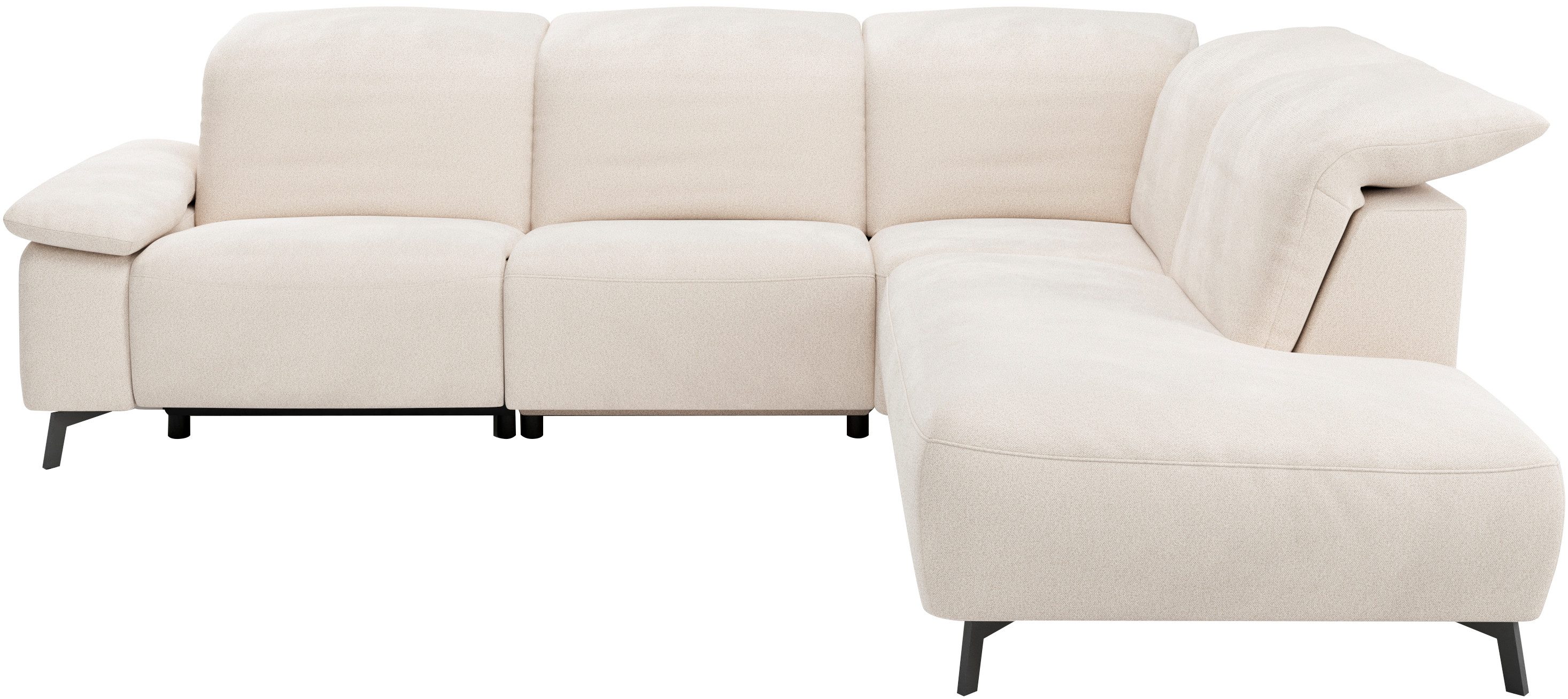 Musterring Ecksofa MR 370, intelligenter Komfort im modernen Design, Optionale Relaxfunktion, flexible Kopfteile & klappbare Armlehnen