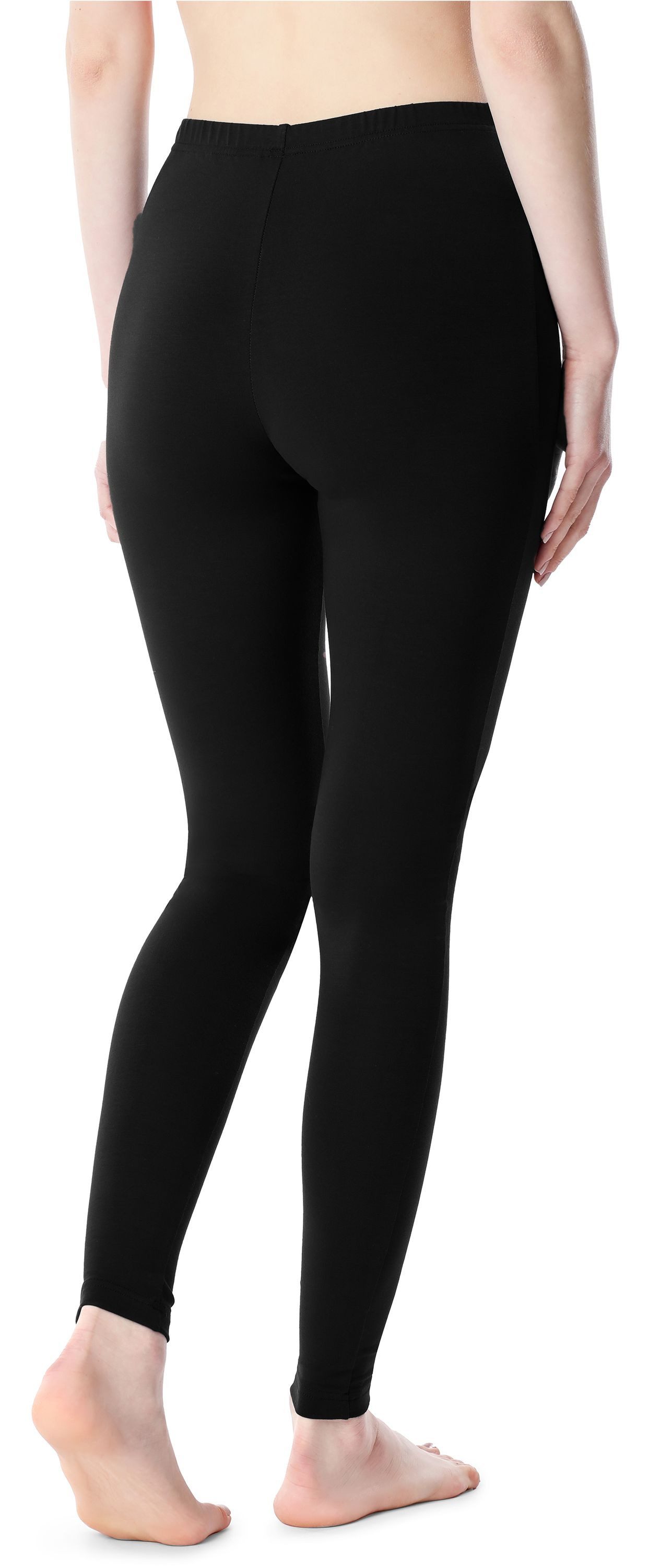 Bellivalini Leggings Damen Lange Hose Freizeithose mit bequemem Bund BLV50-203 (1-tlg) aus Viskose – Bild 3 von 5