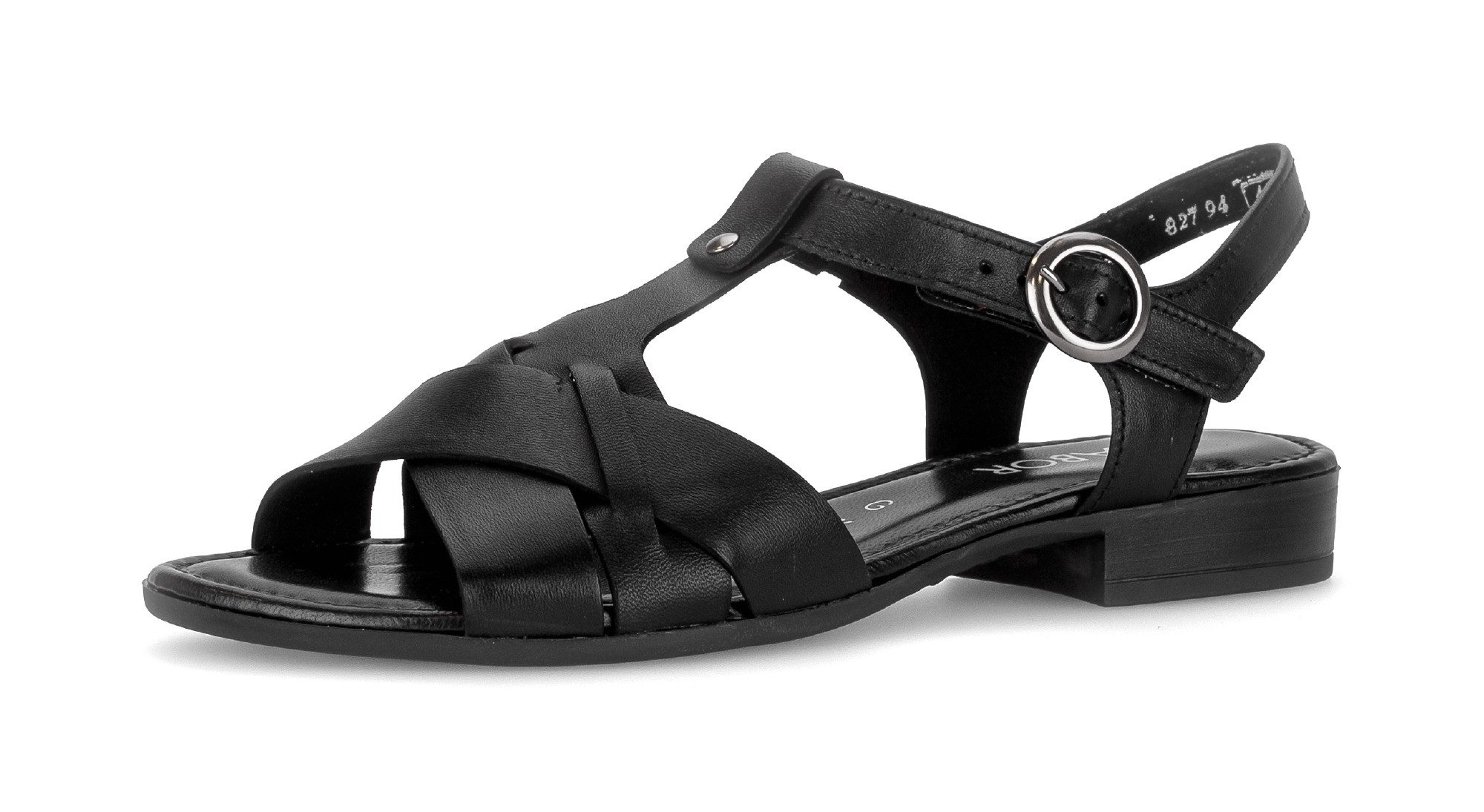 Gabor Rhodos Riemchensandale Blockabsatz, Sandalette mit verstellbarem Riemchen, G-Weite