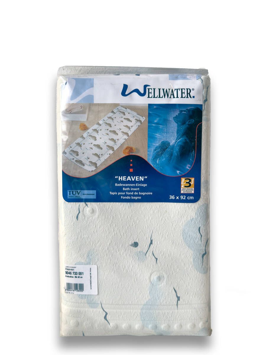 Wellwater Badematte Heaven, rutschhemmend, wachbar, rutschhemmend,wachbar 40°C,Vinyl,TÜV