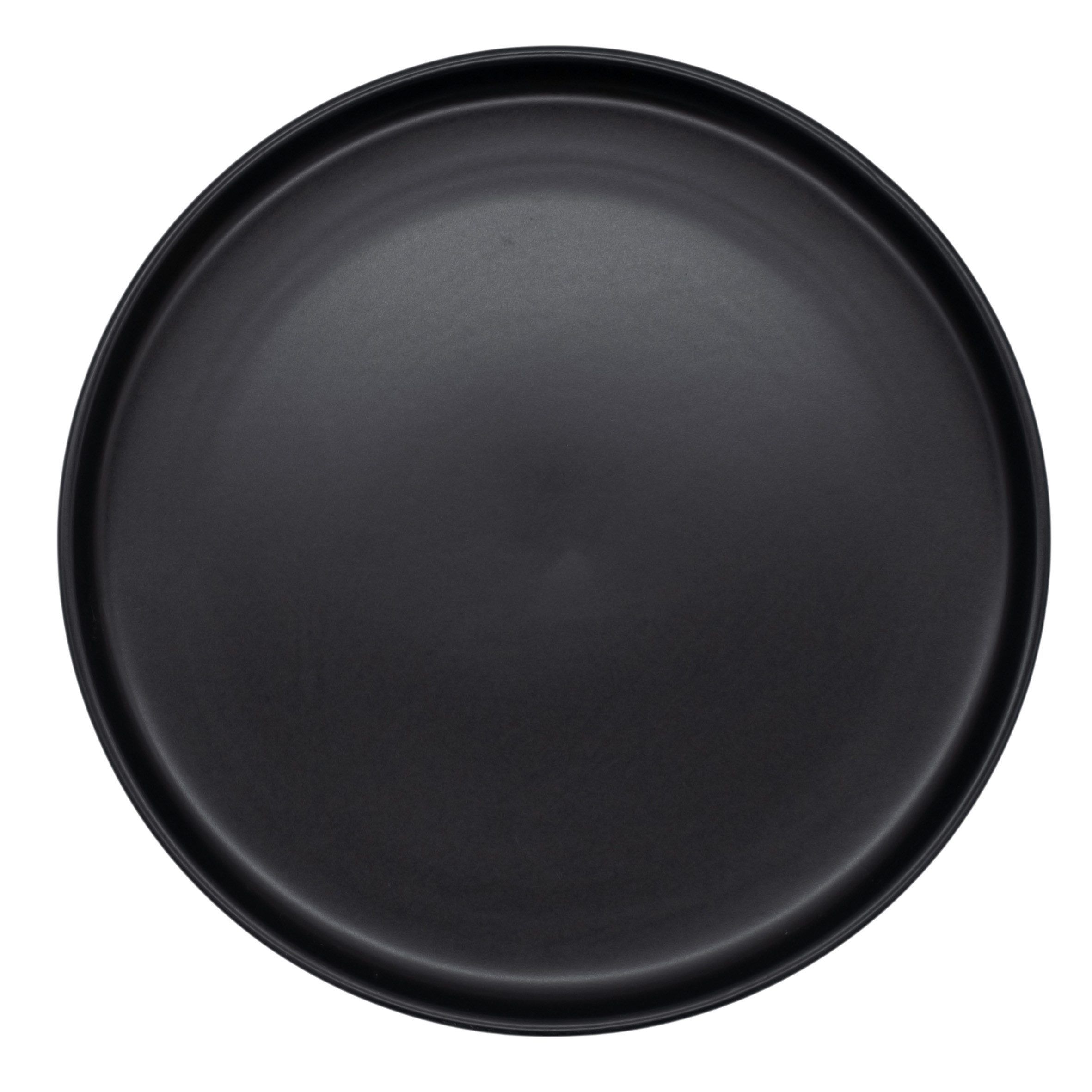 Spetebo Tafelservice Feinkeramik Service schwarz matt - 6er Set (1-tlg), 6 Personen, Feinkeramik, für Backofen und Mikrowelle geeignet