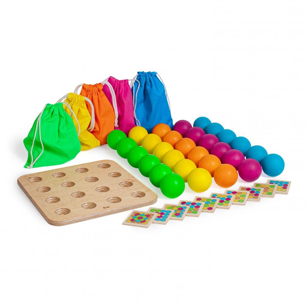 Erzi® Stapelspielzeug Erzi Stapelspiel Fröbel-Kugeln