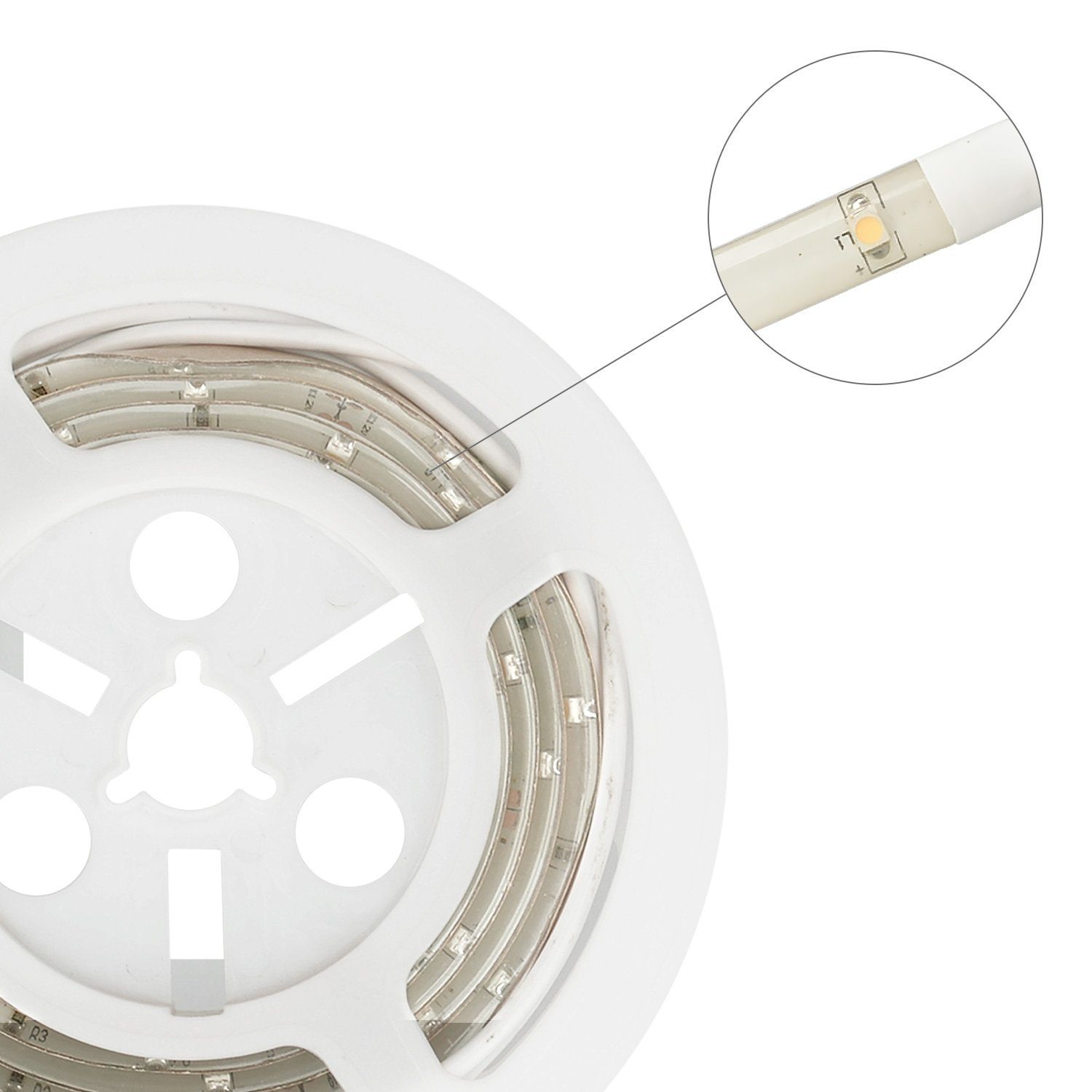 - LED integriert, Nachtlicht fest - Bettlicht Unterbauleuchte, warmweiß dimmbar LED Bewegungsmelder kwmobile mit -