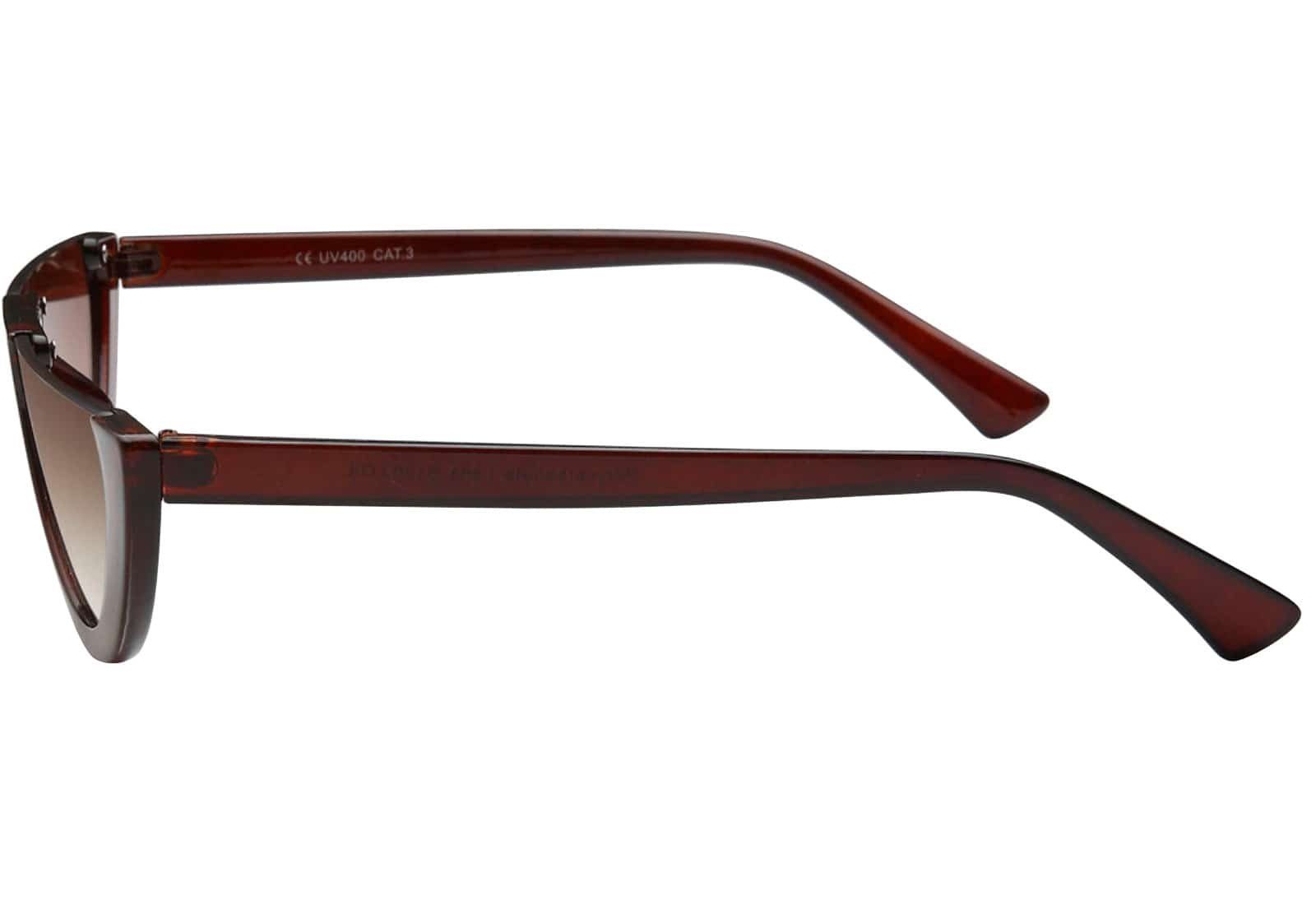 BEZLIT Eyewear Retrosonnenbrille Damen Rundglas und schwarz (1-St) mit Linsen Designer braunen Sonnenbrille