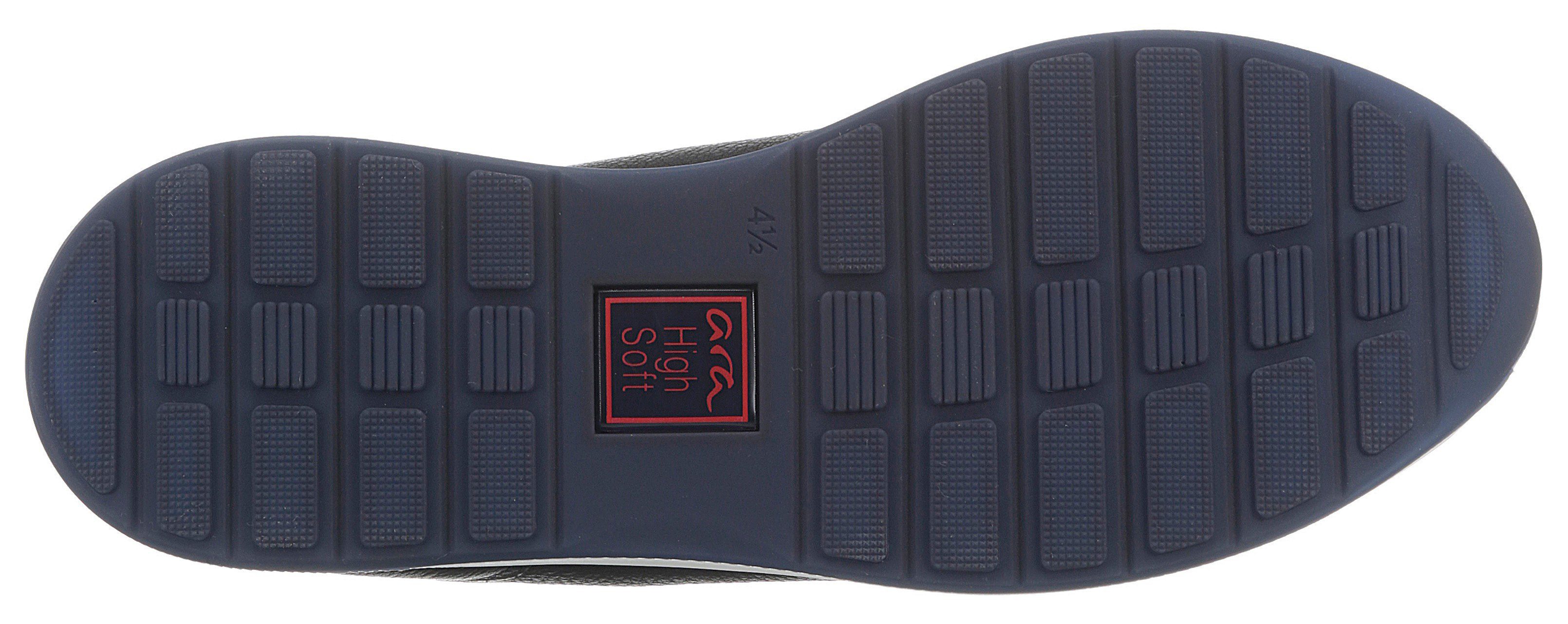 Ara OSAKA Sneaker Freizeitschuh, Halbschuh, Schnürschuh mit Reißverschluss, H-Weite