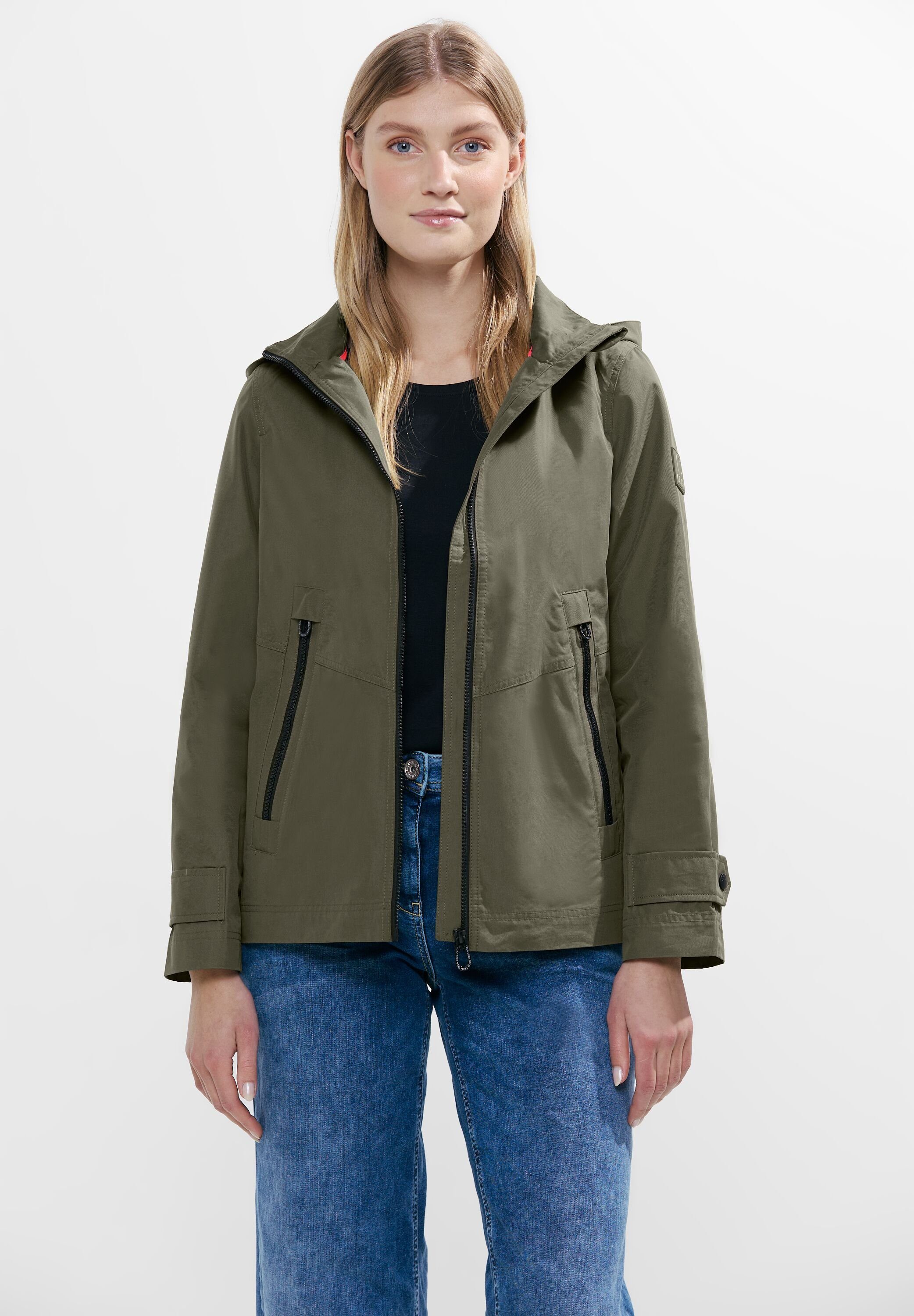 Windbreaker für Damen in Schwarz