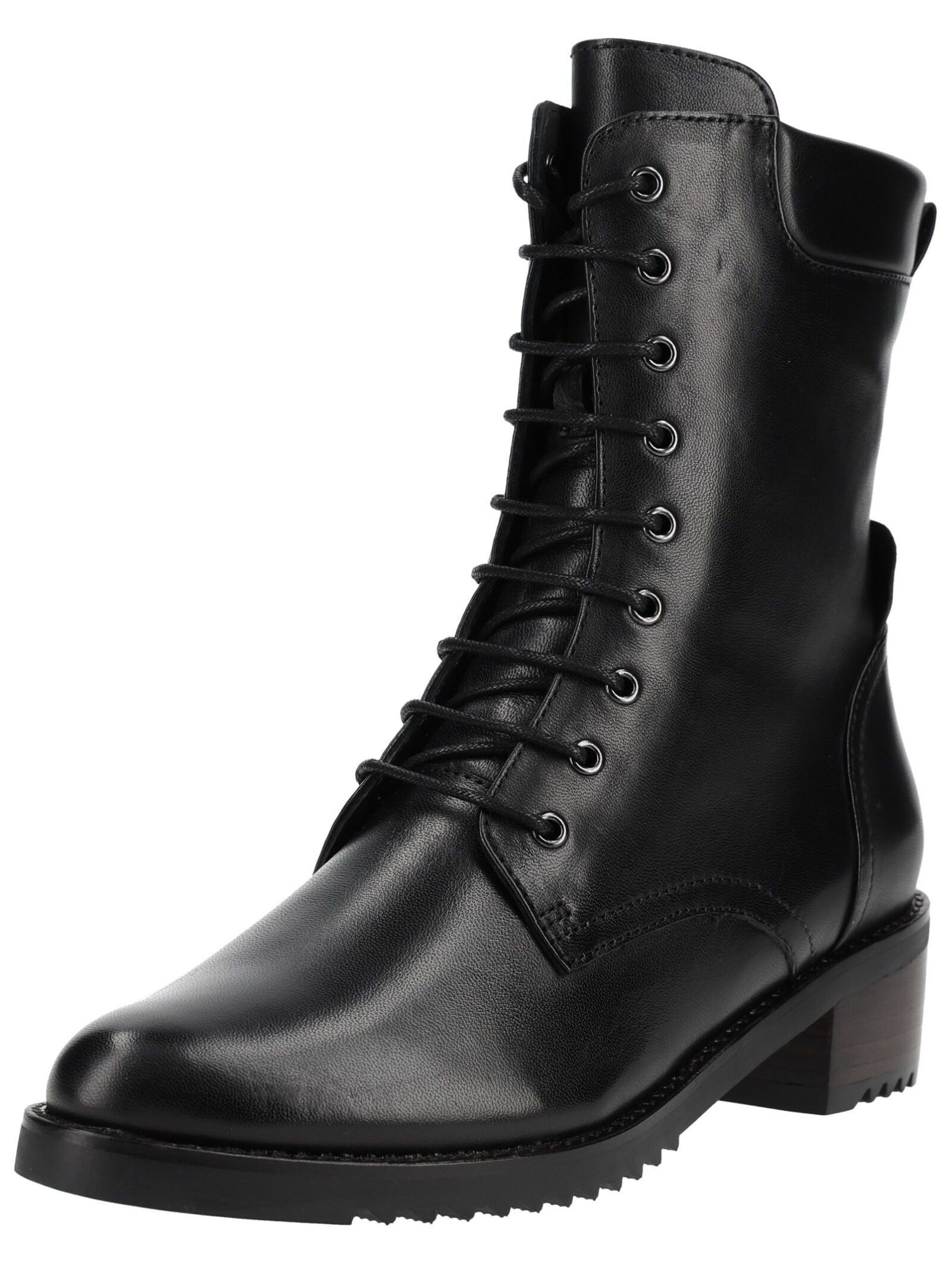 Everybody Everybody Stiefelette Leder Schnürstiefelette