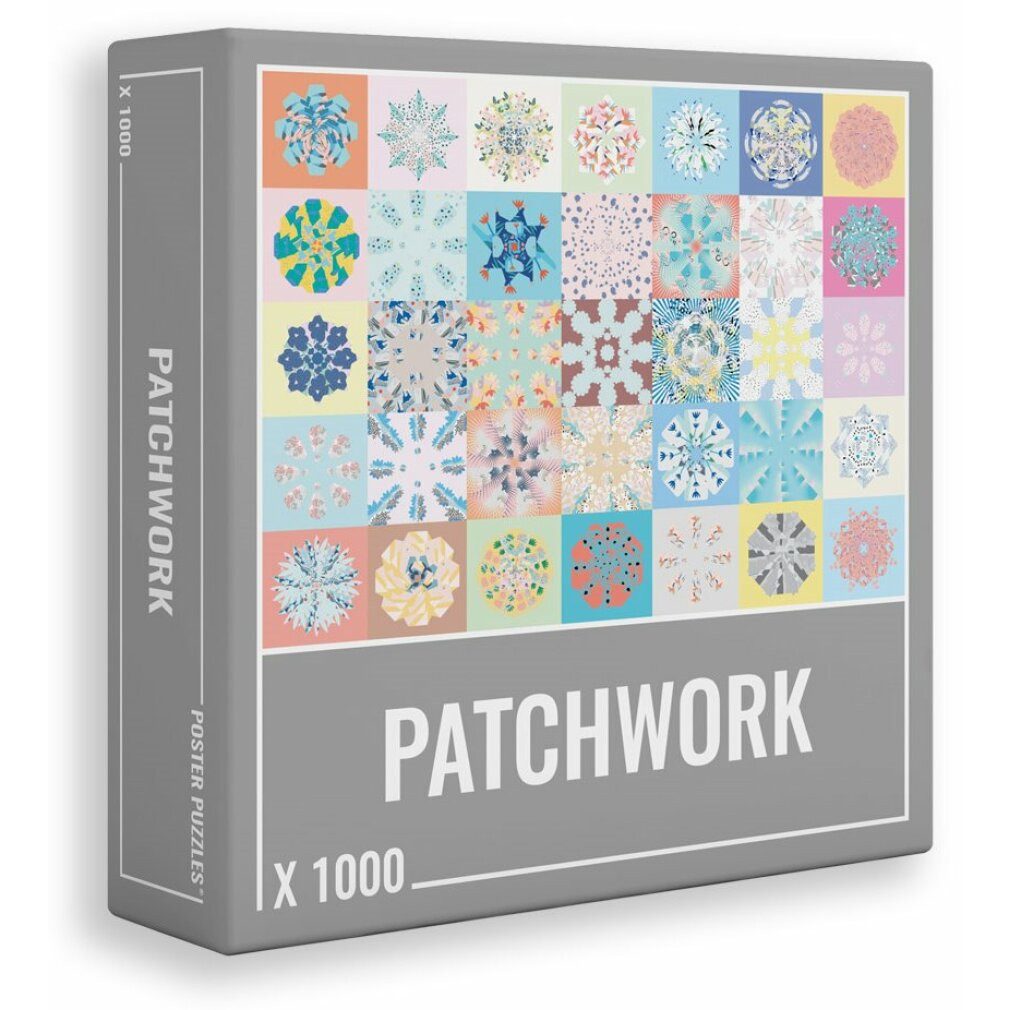CLOUDBERRIES Puzzle Puzzle Patchwork 1000 Teile, Puzzleteile