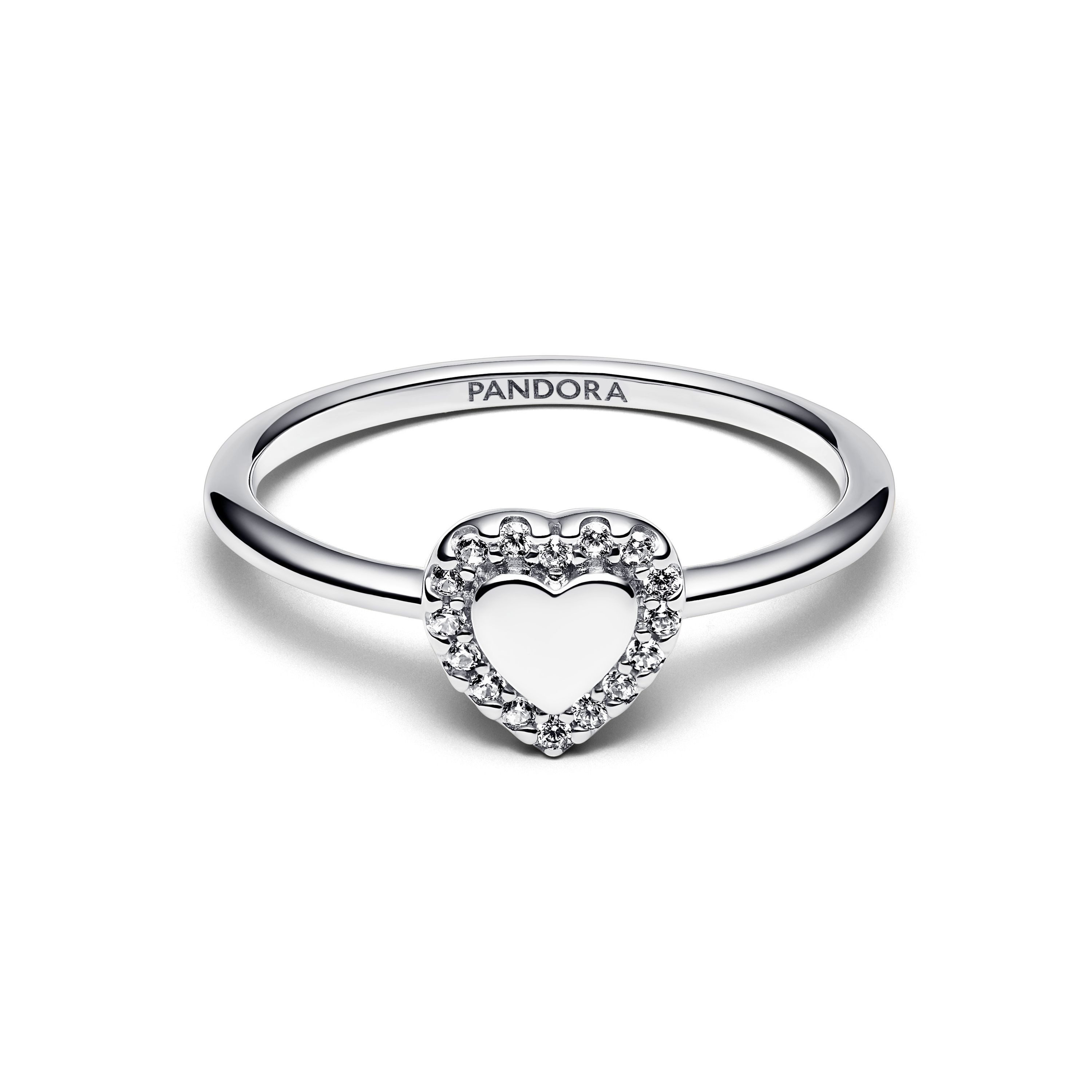 Pandora Silberring Pandora Ring Engravable Heart günstig online kaufen