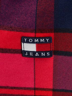 Tommy Jeans Hemdbluse TJW SPR OVS CHECK OVERSHIRT mit Tommy Jeans Label