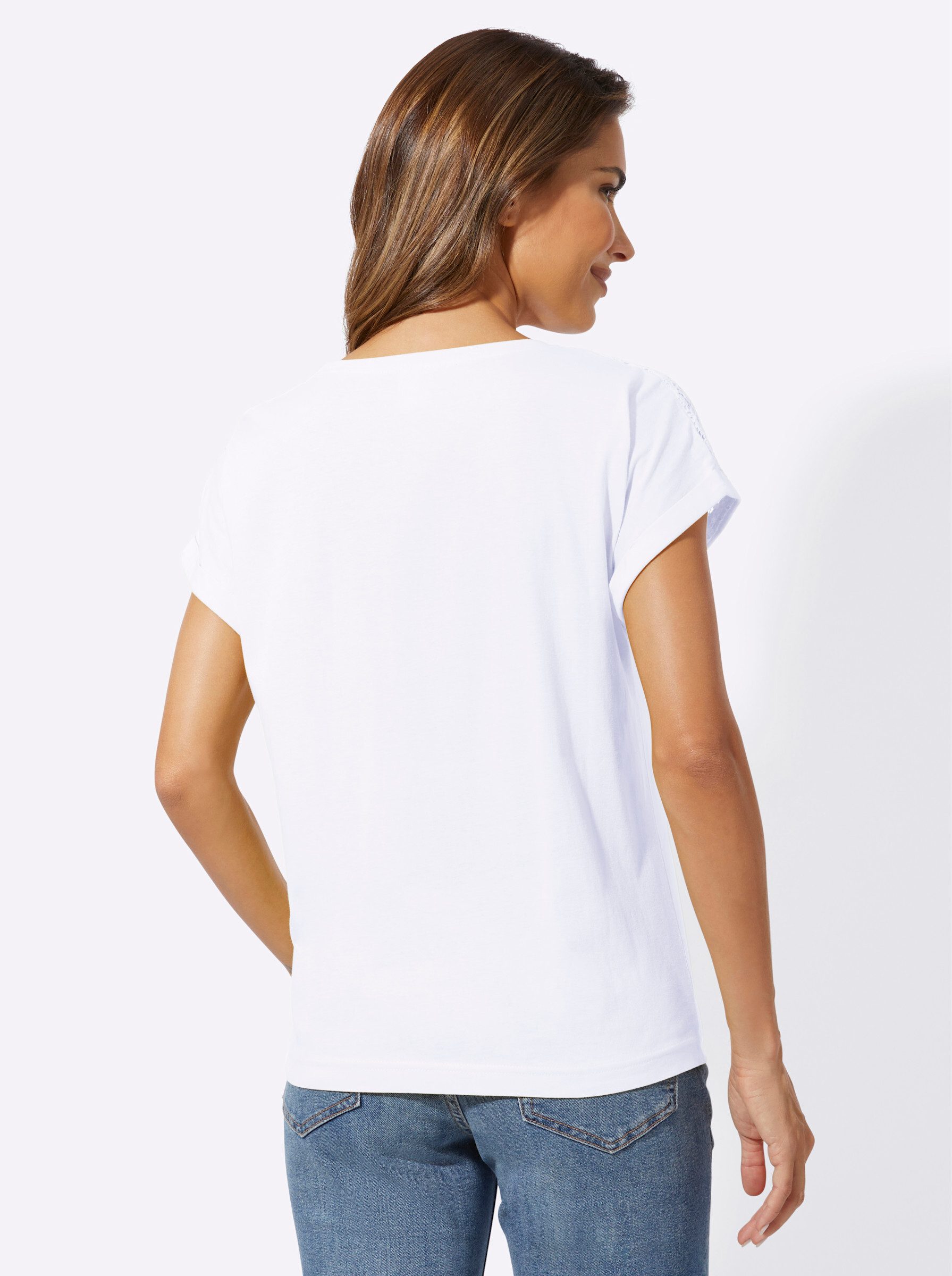 Sieh an! T-Shirt Rundhalsshirt günstig online kaufen