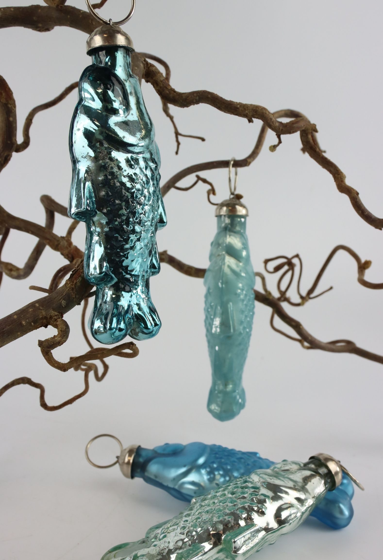 FURNARO Dekohänger (4-tlg), Glasschmuckset in Fischoptik günstig online kaufen