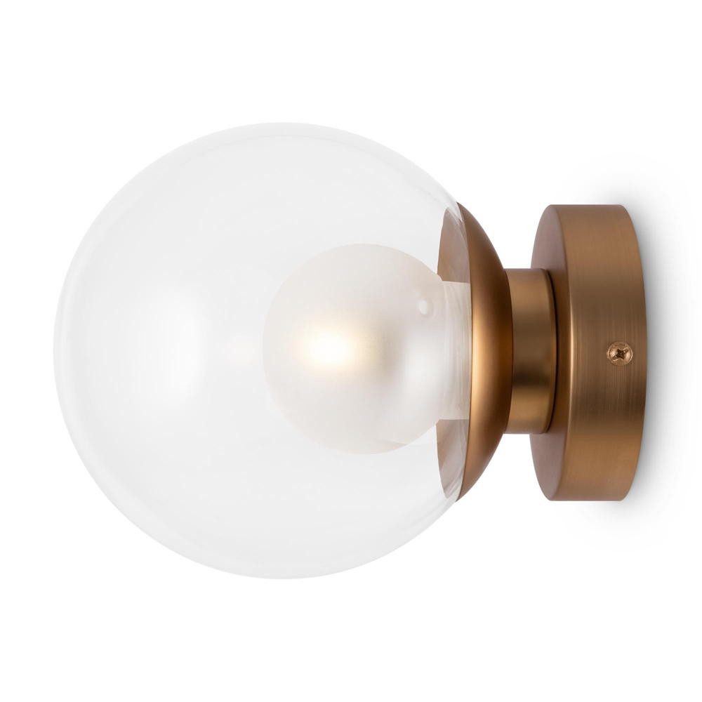 Maytoni Wandleuchte Wandleuchte Basic Form in Gold und Transparent G9