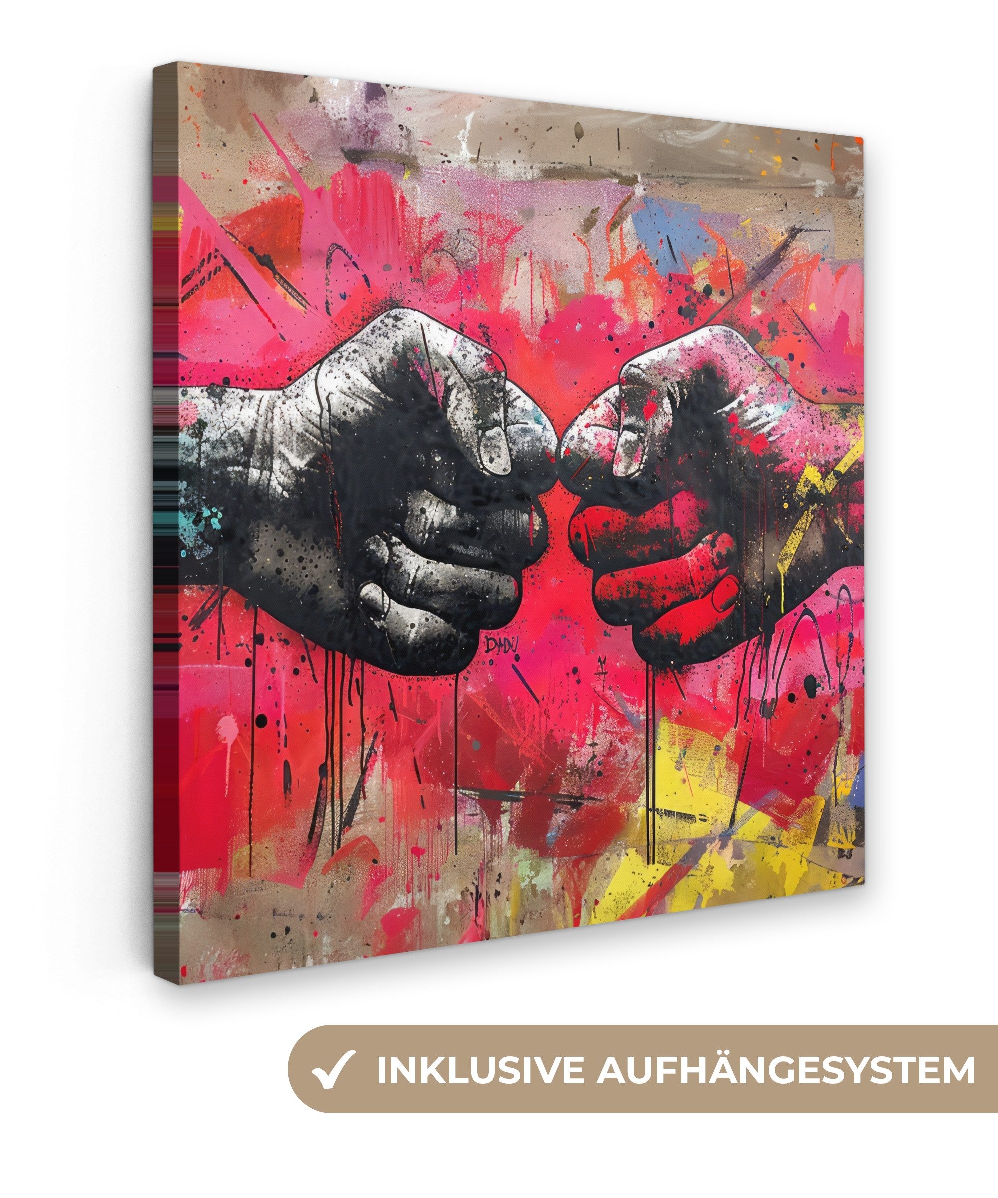 OneMillionCanvasses® Leinwandbild Straßenkunst - Graffiti - günstig online kaufen