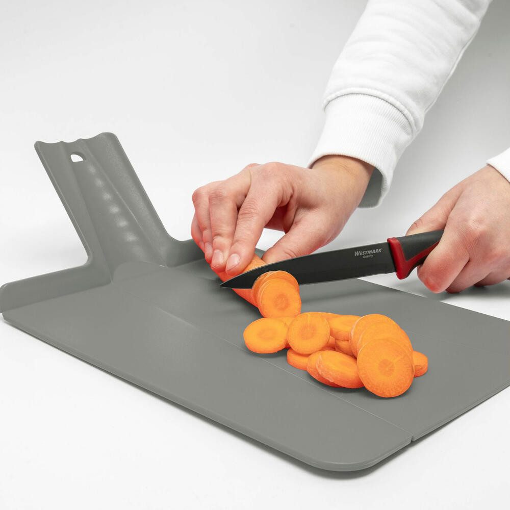 WESTMARK Schneidebrett Klappbar, Kunststoff, Flexi, Grau, PP, BPA-frei