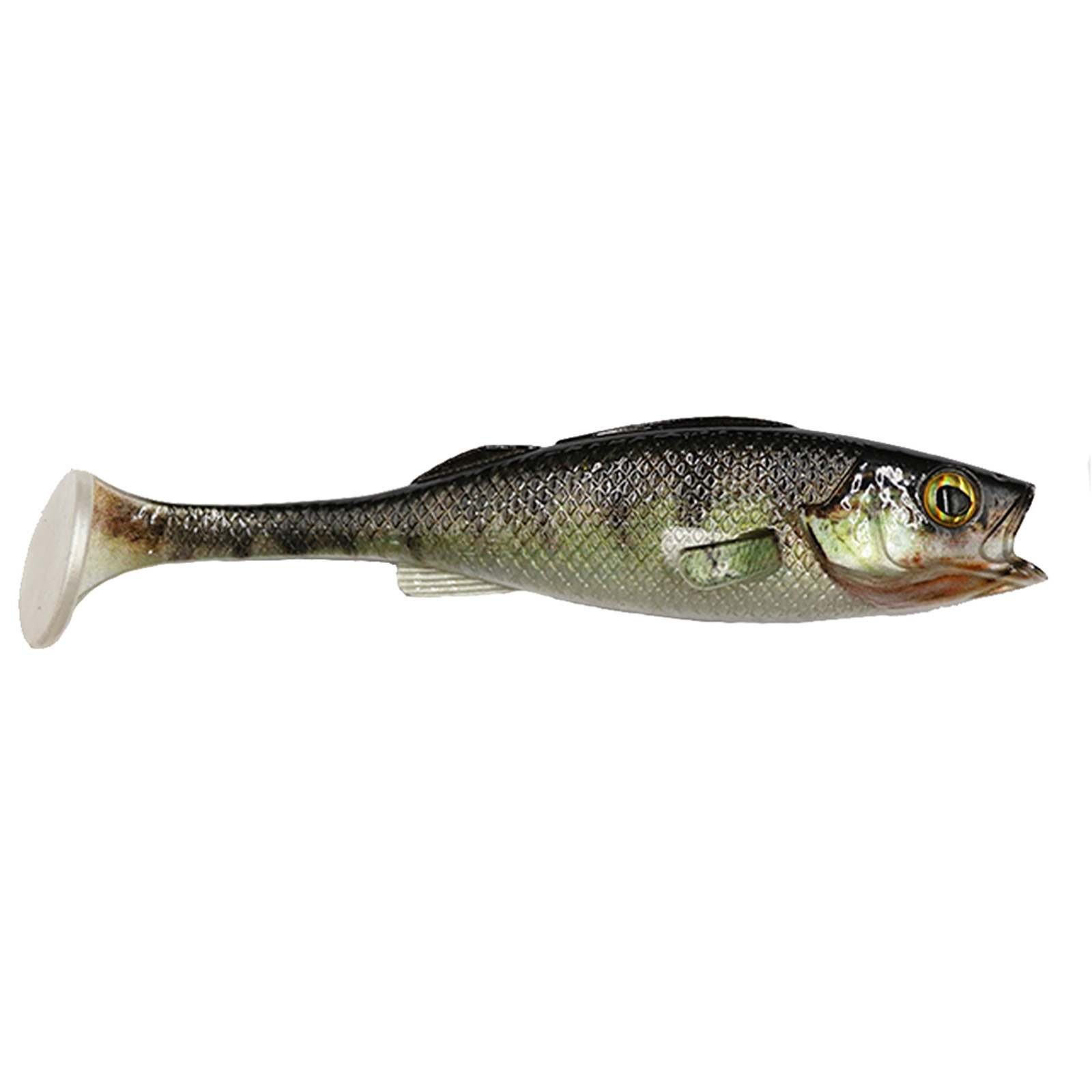 LMAB Kunstköder, LMAB Köfi Perch Shad 18cm Zander Skin Big Bait Gummifisch