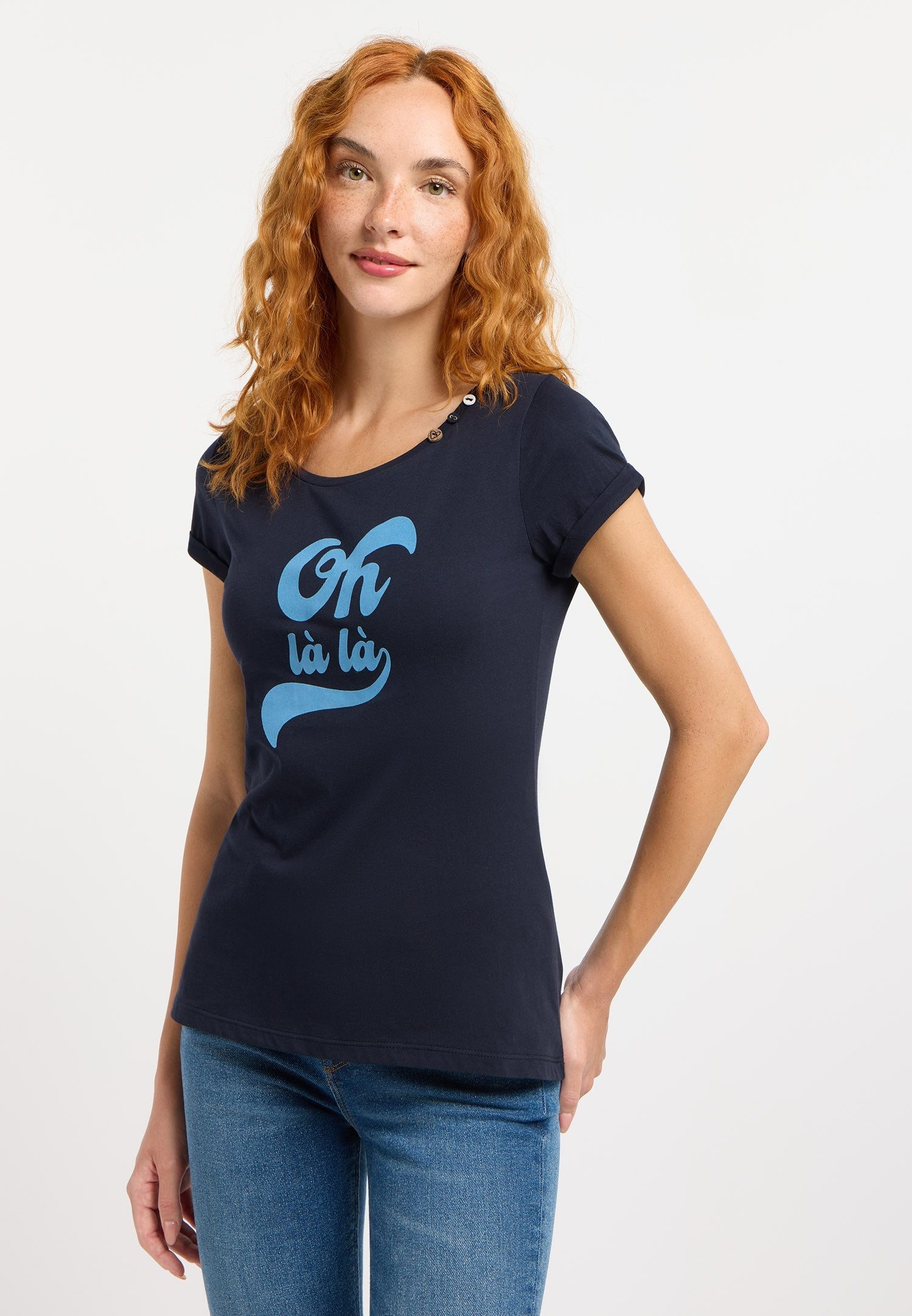 Ragwear Kurzarmshirt FLLORAH PP GOTS günstig online kaufen