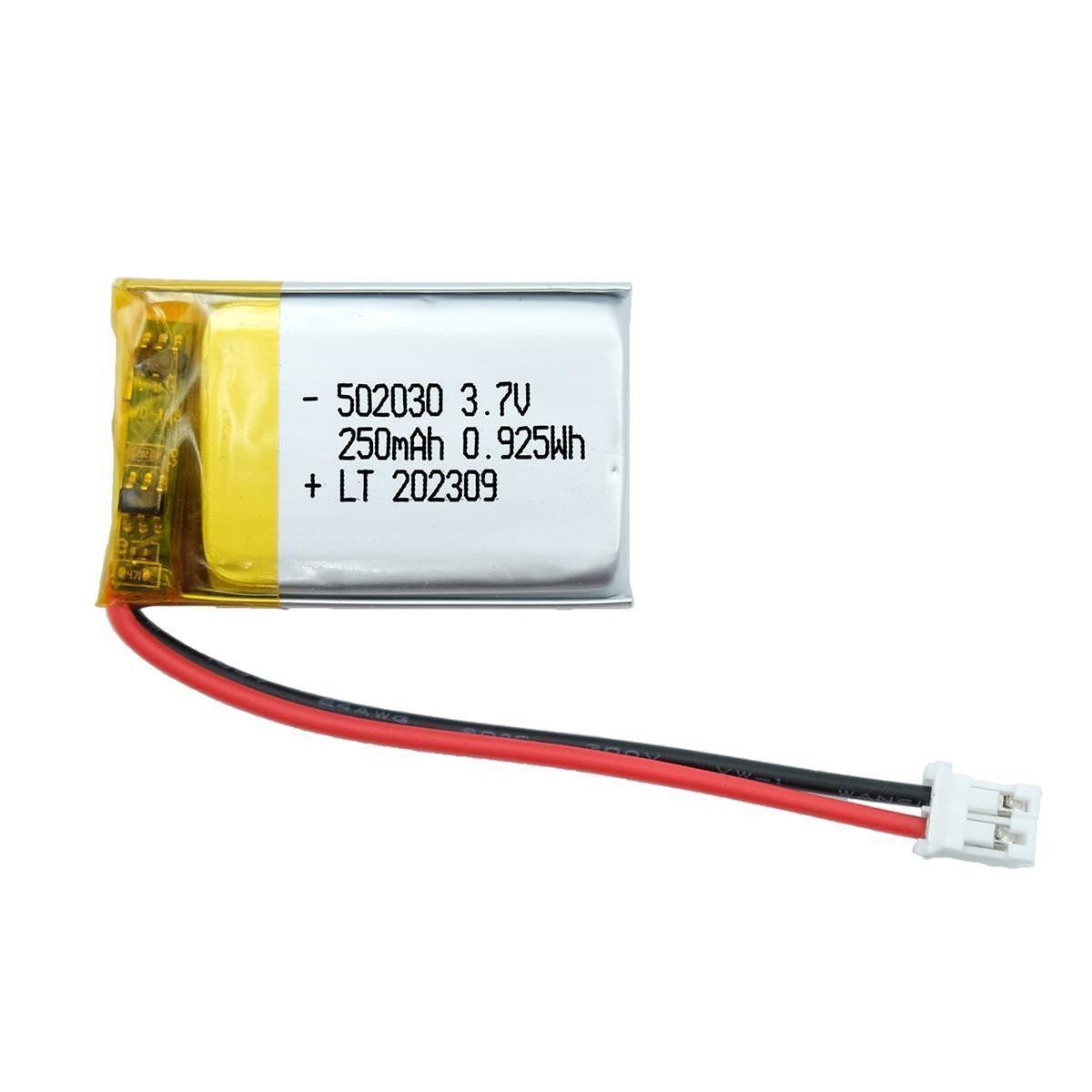 efaso Akku 502030 3,7V 250mAh kompatibel zu Bosch Intuvia BUI255 Display Elektromobil-Akku 250 mAh (3,7 V), mit JST PH2.0 Stecker