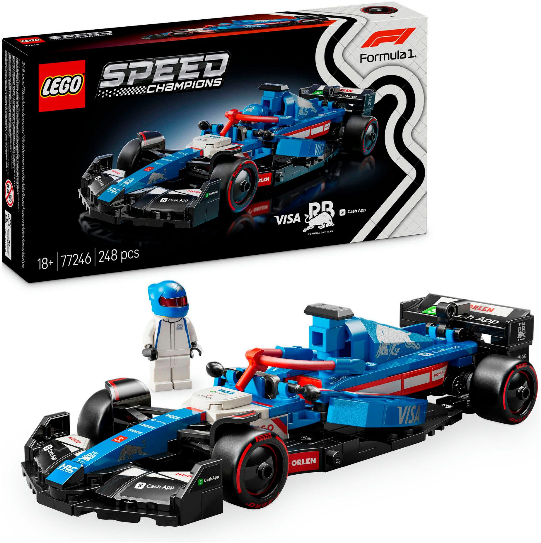 LEGO® Visa Cash App RB VCARB 01 F1® Rennauto (77246), LEGO® Speed Champions günstig online kaufen