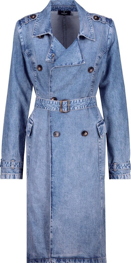Monari Kurzarmshirt Mantel jeans günstig online kaufen