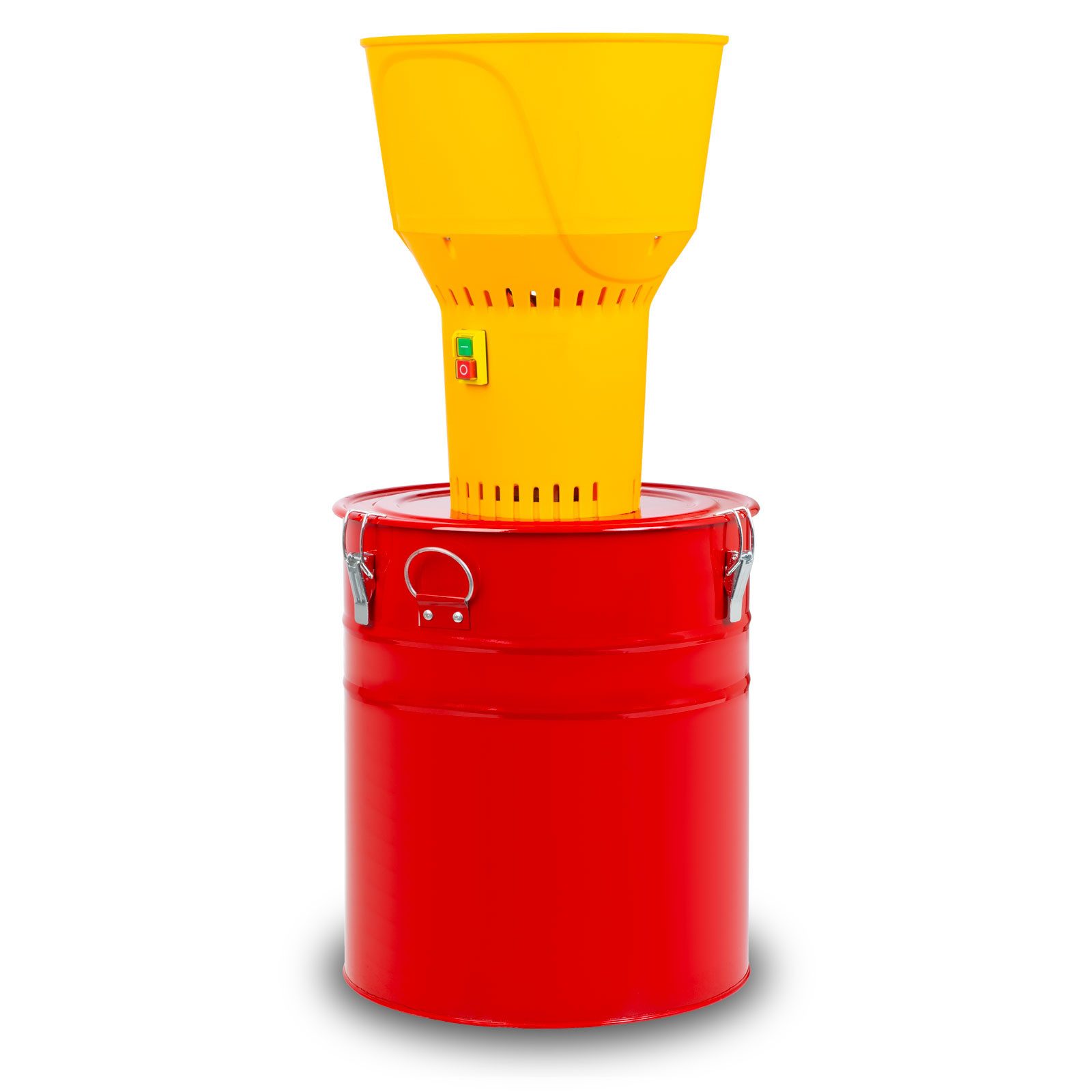 EBERTH Getreidemühle mit Starkem 1100 Watt Elektromotor und 52 Liter Eimer, Durchsatzmenge 300 kg/h, Zerkleinerer für Getreide