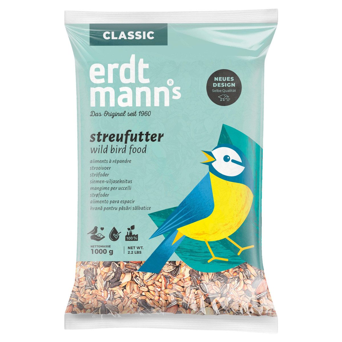 Erdtmann's Streufutter 1 kg, für: Vogel von Erdtmann's