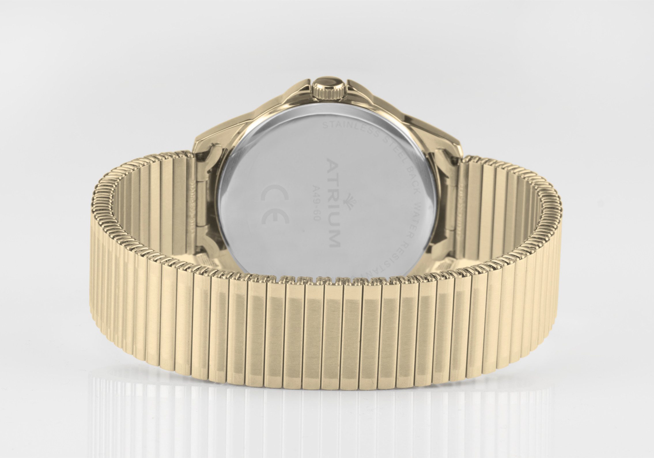 Atrium Quarzuhr A49-60 Damen Armbanduhr Zugband Stahl, analog klassisch schlicht modern deutlich Geschenk Ø 27 mm