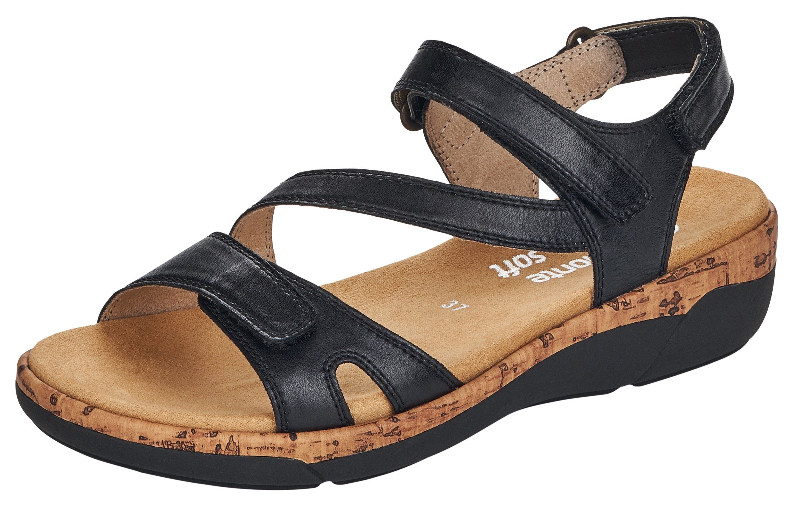 Remonte Sandale, Sommerschuh, Sandalette, Keilabsatz, im sportiven Look