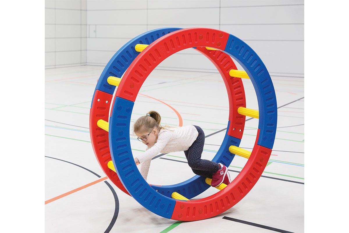 SportFit Klettergerüst Kindergymnastik Mega Hamsterrolle