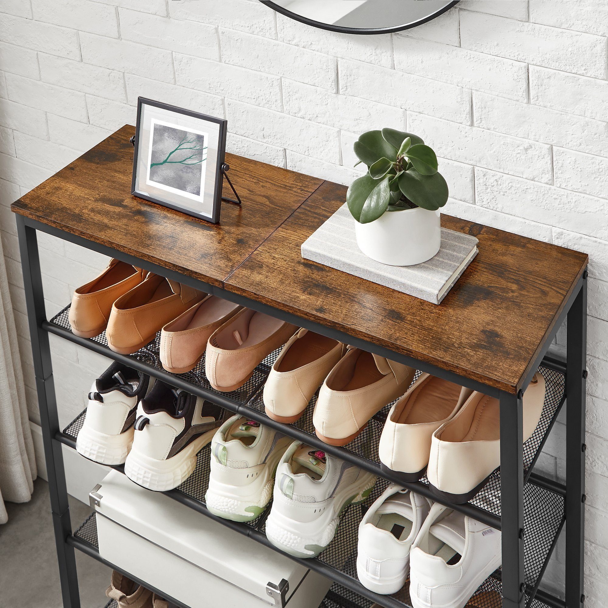 VASAGLE Schuhregal Schuhschrank, 5 Ebenen, große günstig online kaufen