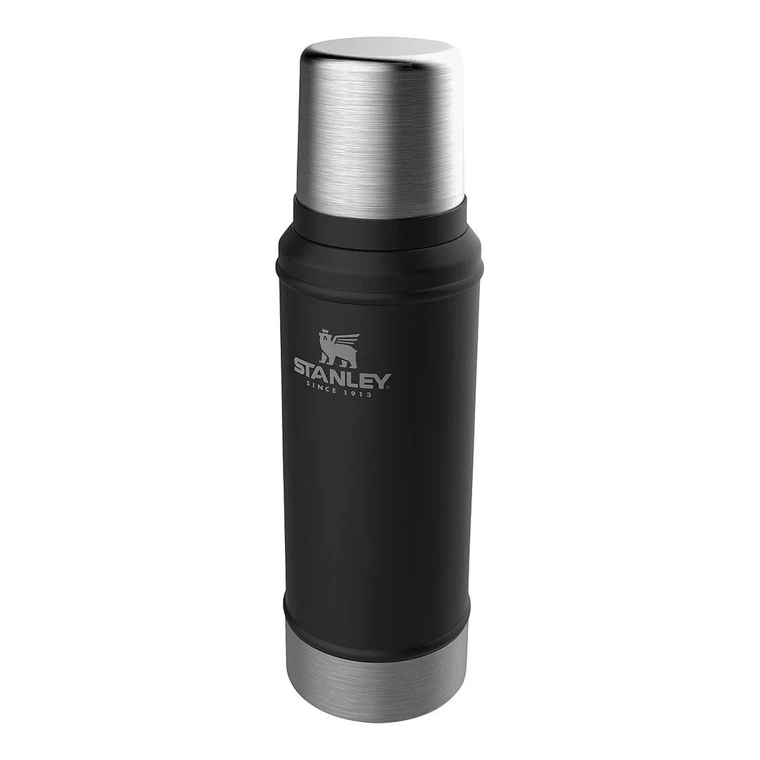 Thermoflasche Stanley Classic Bottle 0,75 Liter Isolierflasche, schwarz